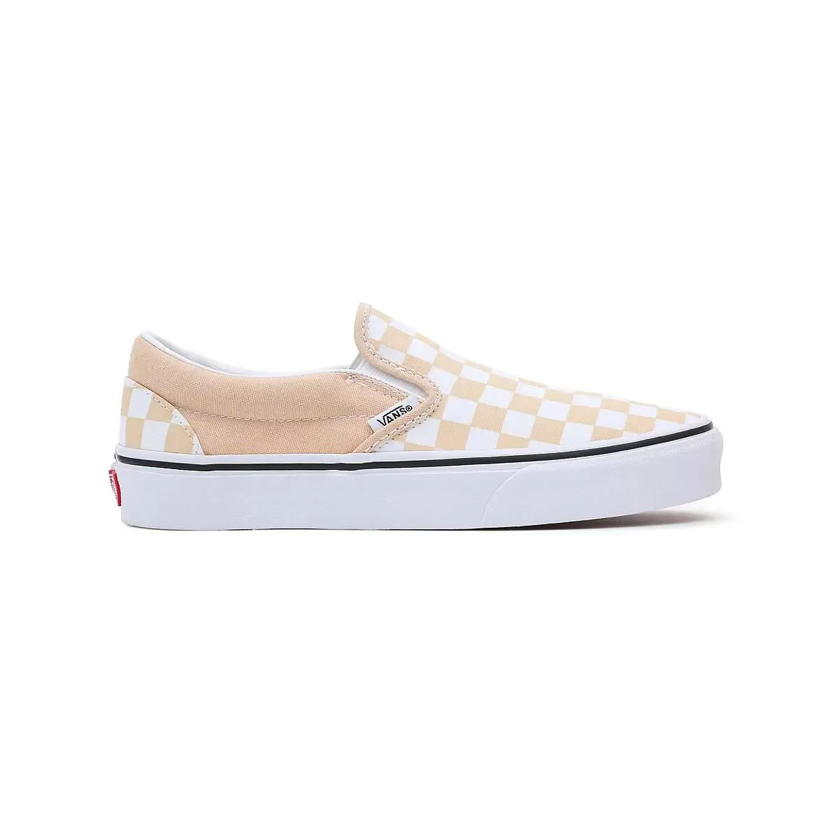 Vans Unisex Classic Slip-on Color Theory Checkerboard Peach VN0A7Q5DBLP - Peach