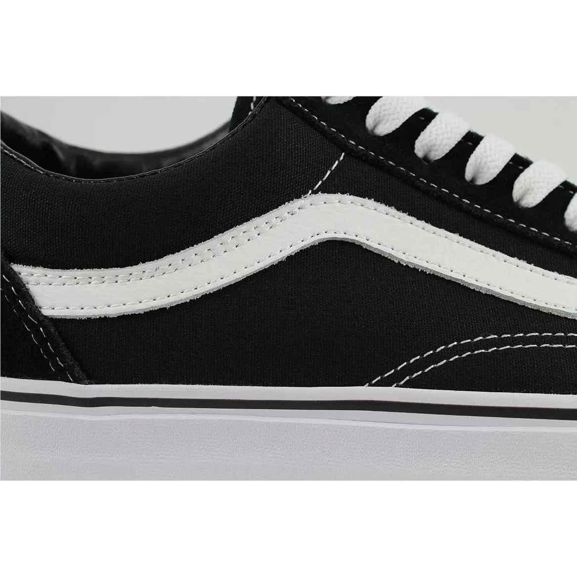 Vans shoes - Old Skool - Old Skool - Black, Full way: Black/(White) 15