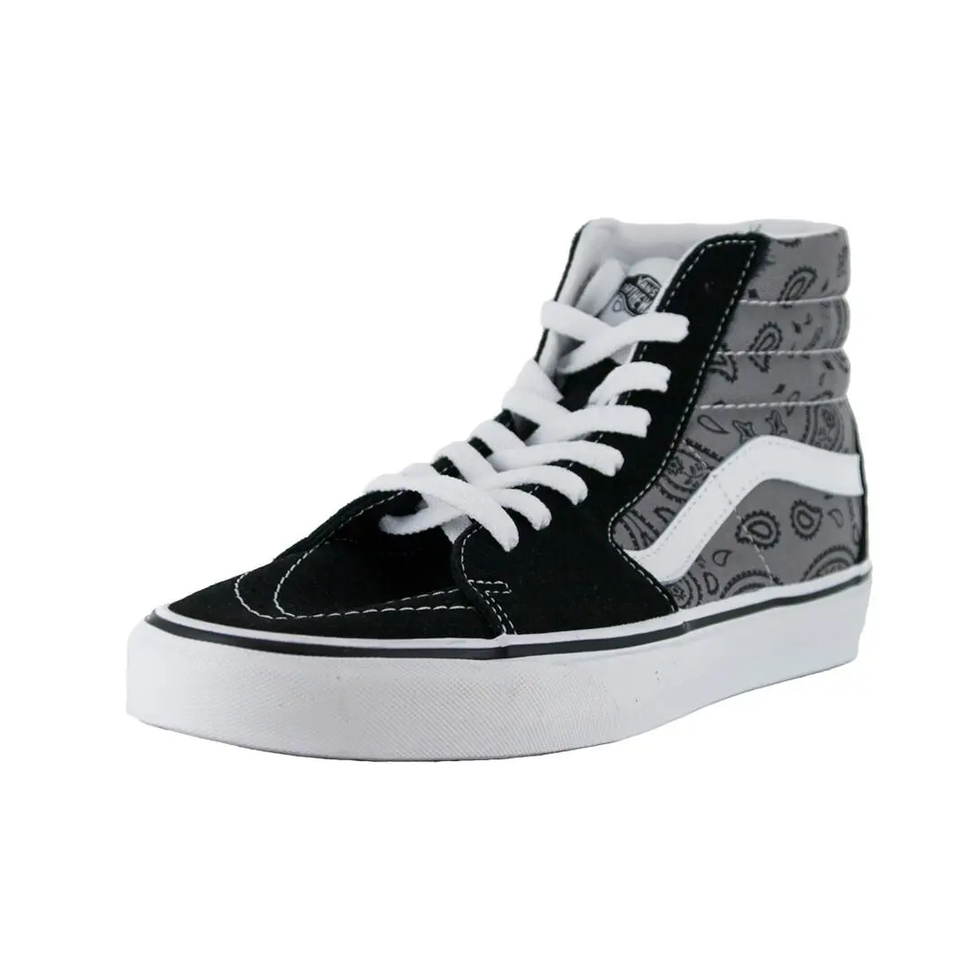 Vans Sk8-Hi Sneakers Paisley Grey/true White Skate Shoes - Paisley Grey/True White