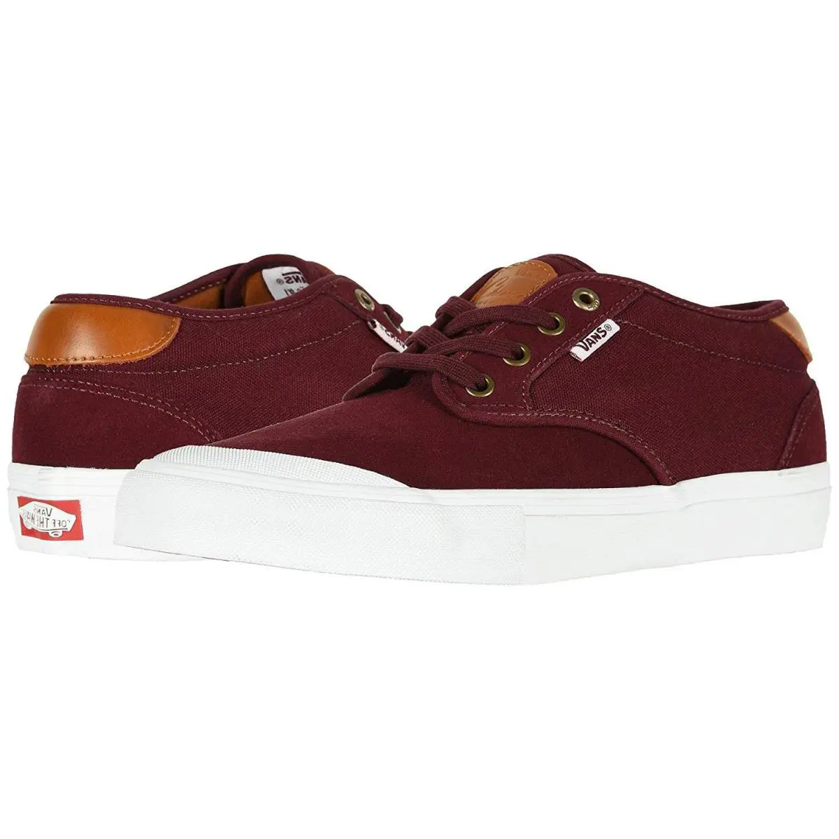 Vans Chima Estate Pro Rubber Port White Mens 6.5 13 Shoes Skate Purple - Purple