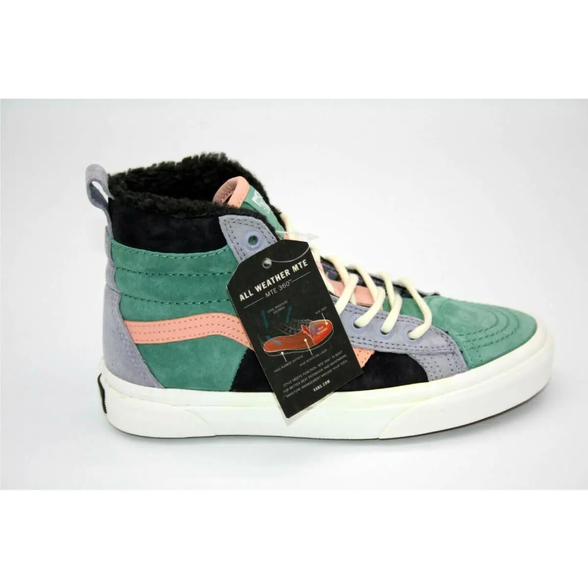 Vans shoes - Vans Sk8-Hi Mte - Mte - VN0A3DQ5TU7 - Creme/Dark Menthe/Obsidian 8