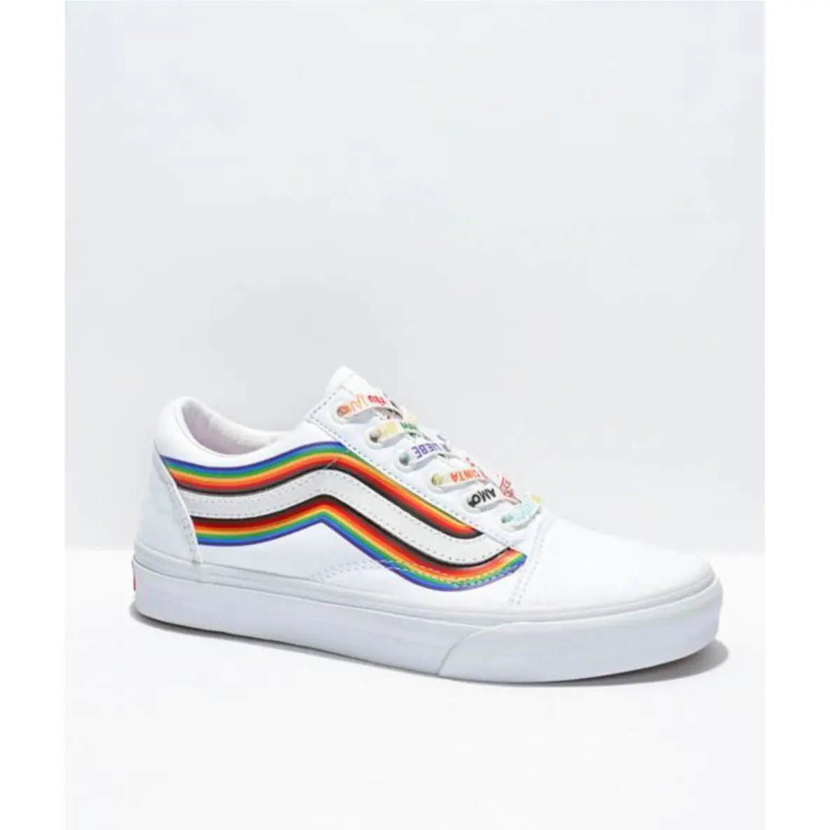 Vans shoes - VANS Old Skool - Old Skool - White / Rainbow 0