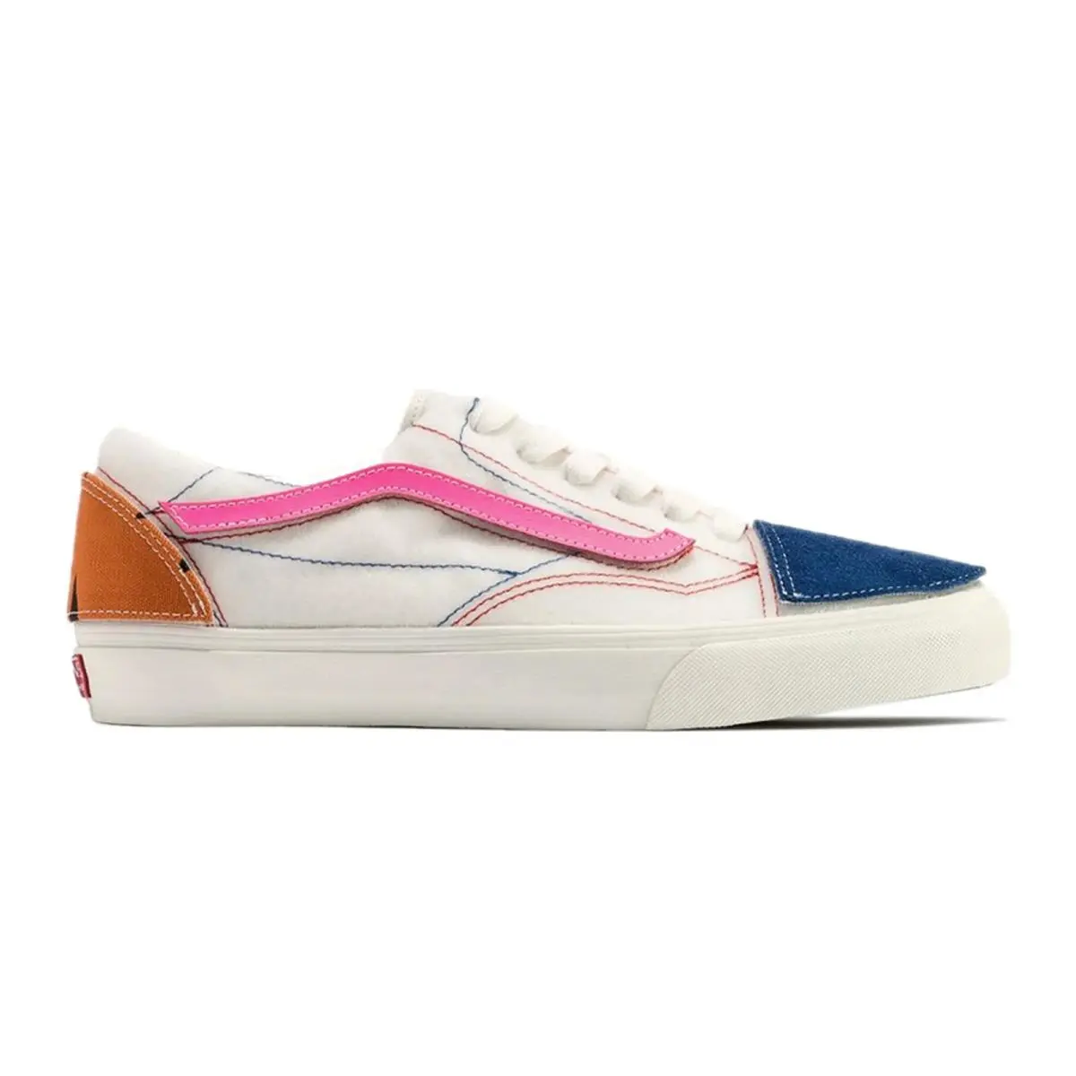 Vans shoes - VANS Sk8-Low - VN0A4UX617O - Marshmallow/Multi-Color 3