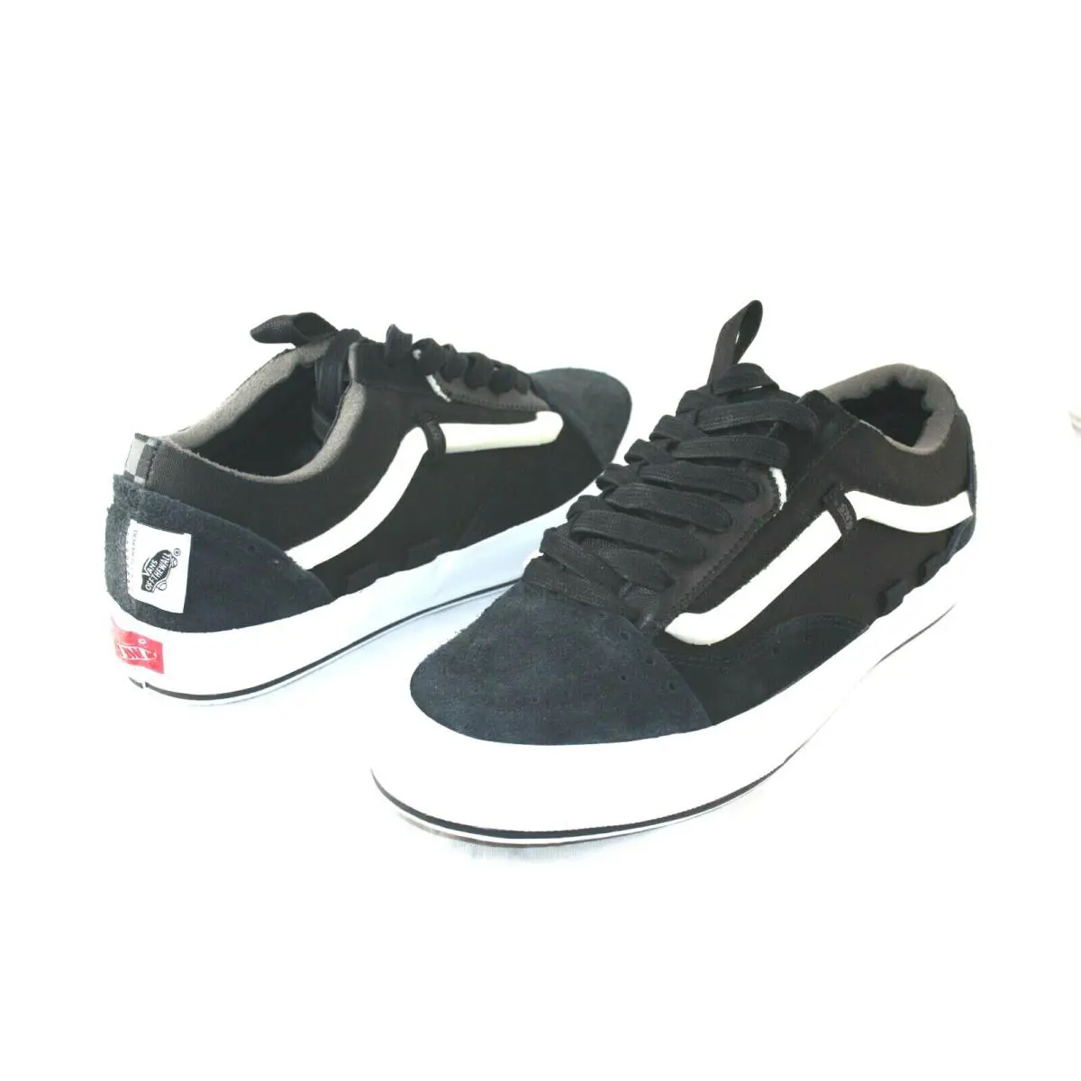 Vans shoes - Vans Old Skool Cap LX Regrind - VN0A45K1VRV - Black/true white 4