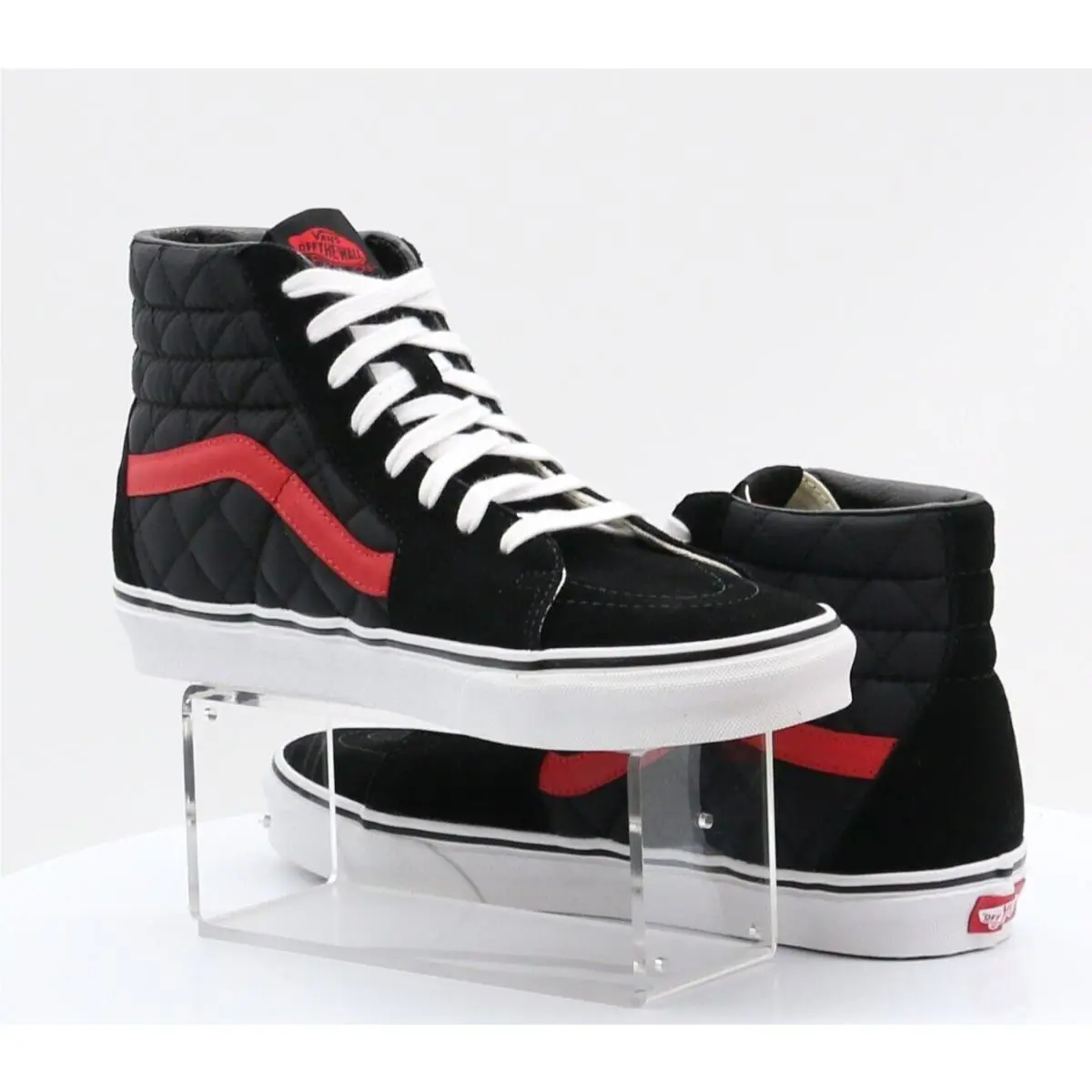 Vans shoes - VANS Sk8-Hi - VN0A4BV6458 - BLACK/RED 4