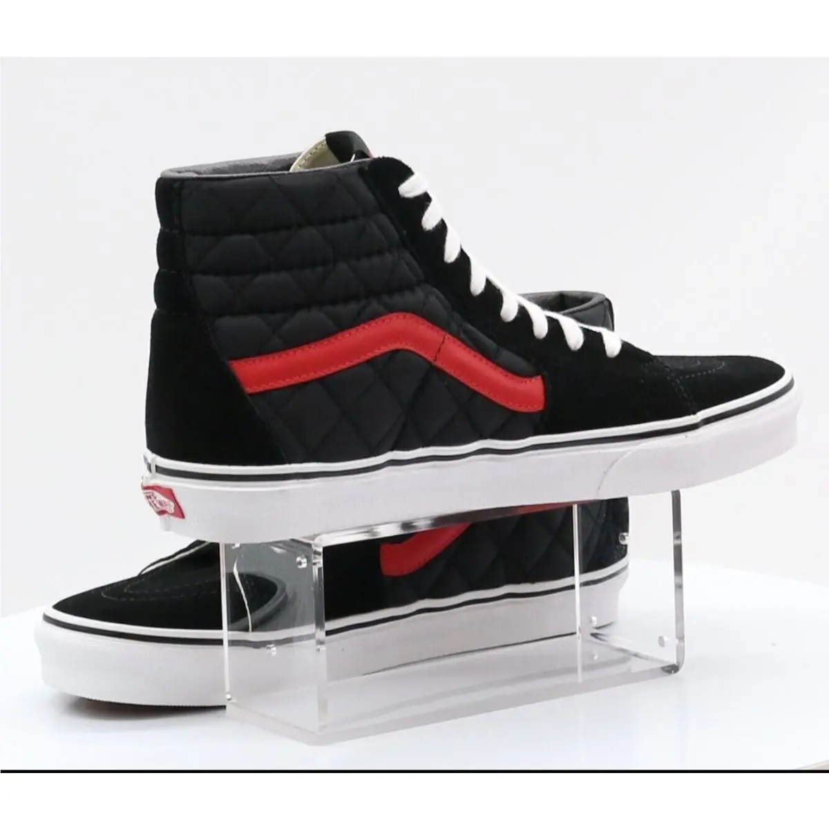Vans shoes - VANS Sk8-Hi - VN0A4BV6458 - BLACK/RED 2