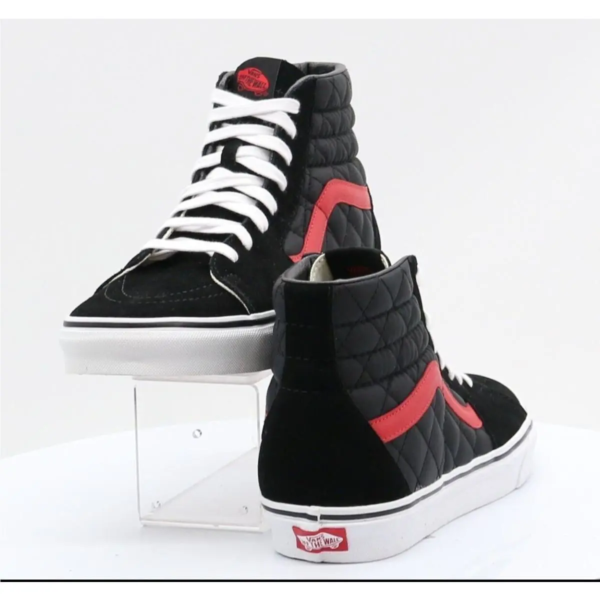 Vans shoes - VANS Sk8-Hi - VN0A4BV6458 - BLACK/RED 3