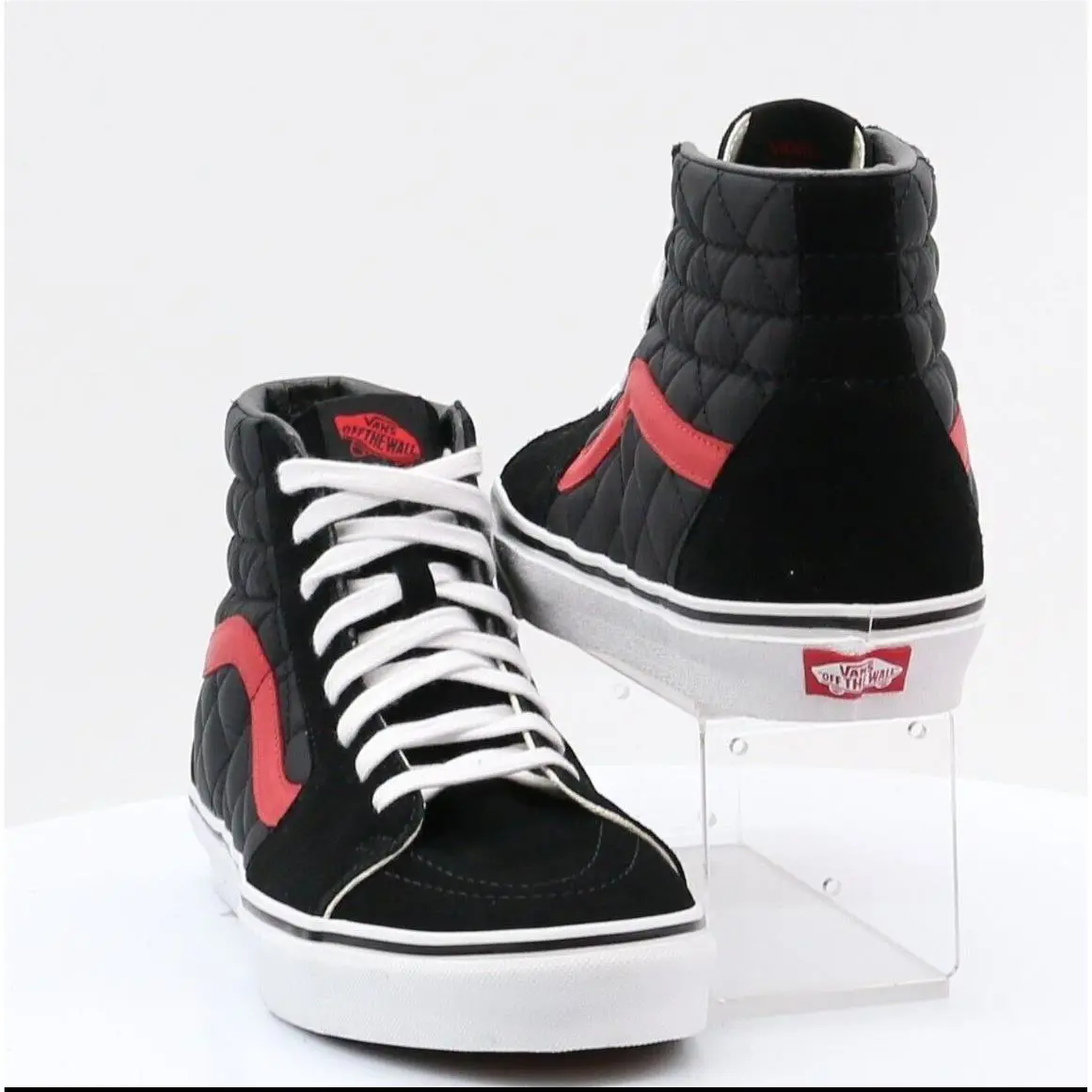 Vans shoes - VANS Sk8-Hi - VN0A4BV6458 - BLACK/RED 6