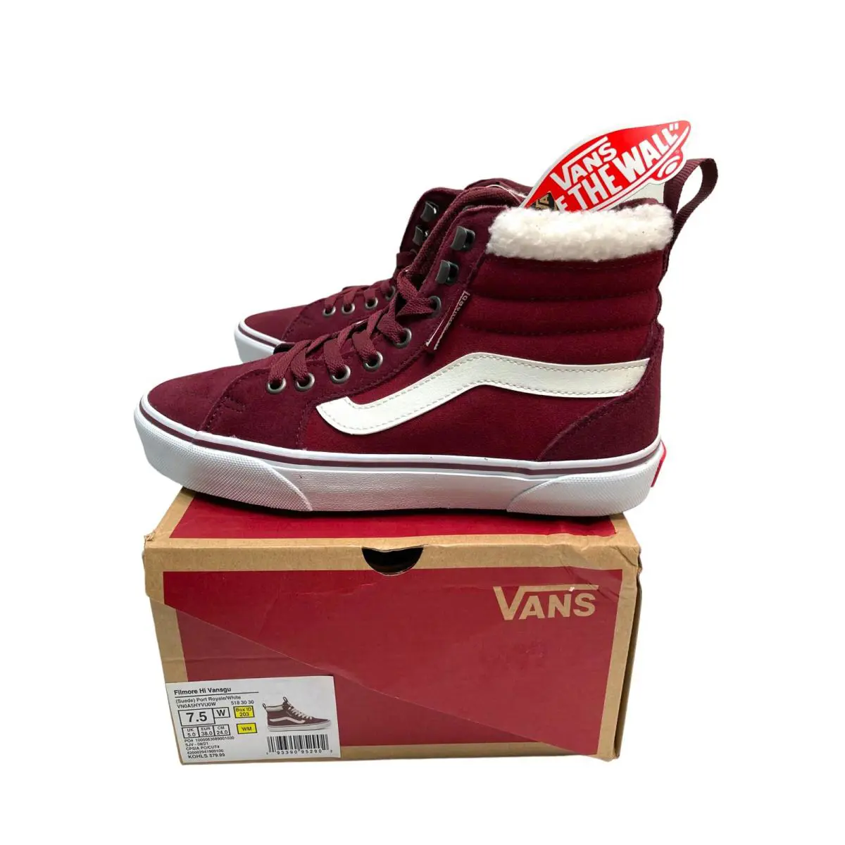 Vans shoes - Vans filmore hi vansgu - filmore - VN0A5HYVU0W - Red 3