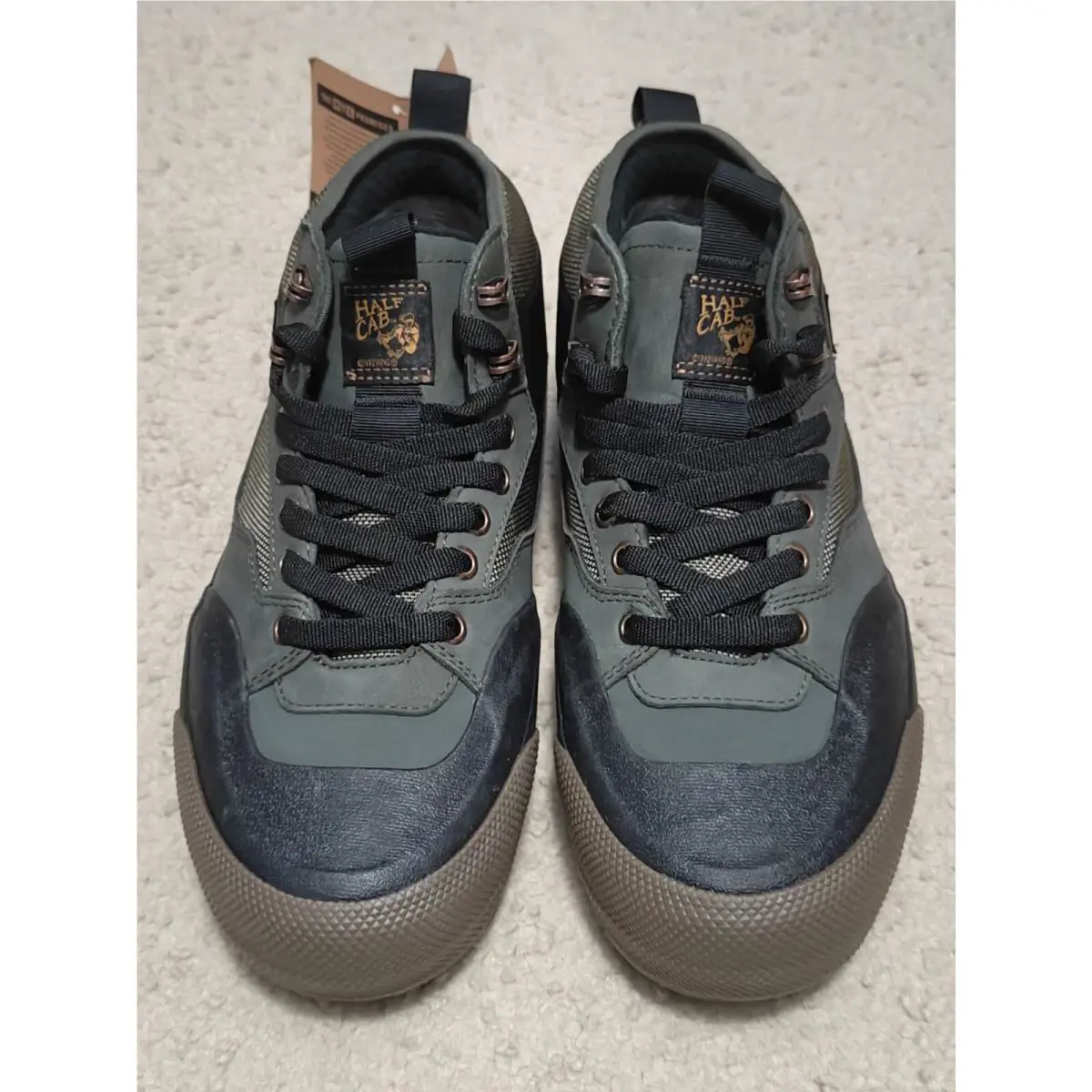 Vans shoes - VANS Half Cab - Half Cab - VN0009QWKEK - Green 1