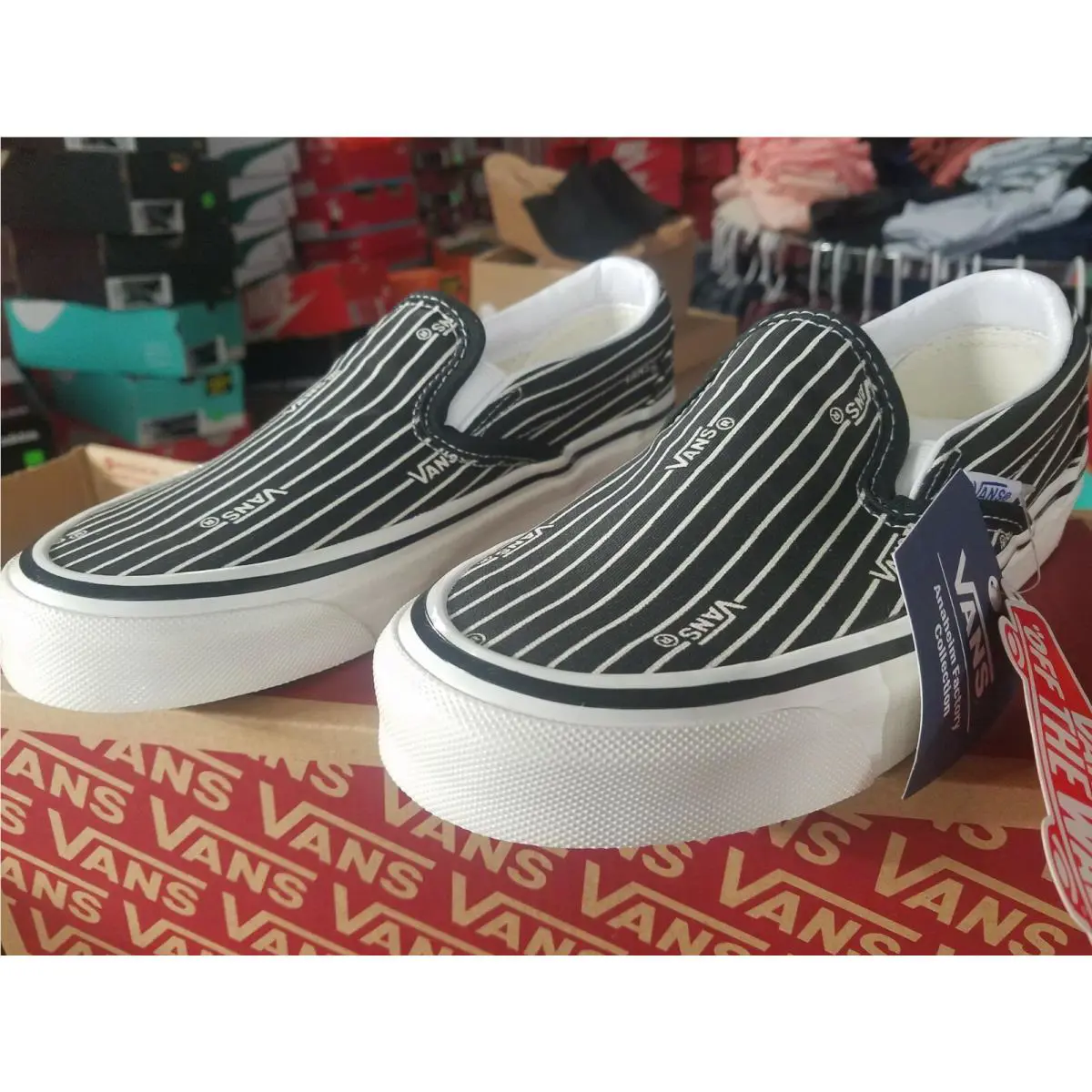 Vans shoes - Authentic - Authentic - Black, White 14
