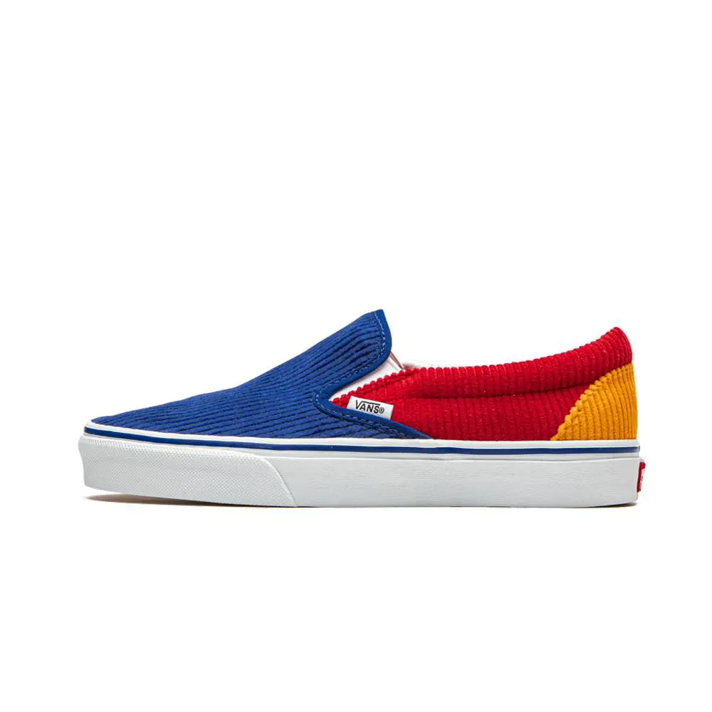 Men`s Vans Era Slip On Corduroy Multi-color Fashion Casual Sneakers VN0A4BV300Y - Multicolor