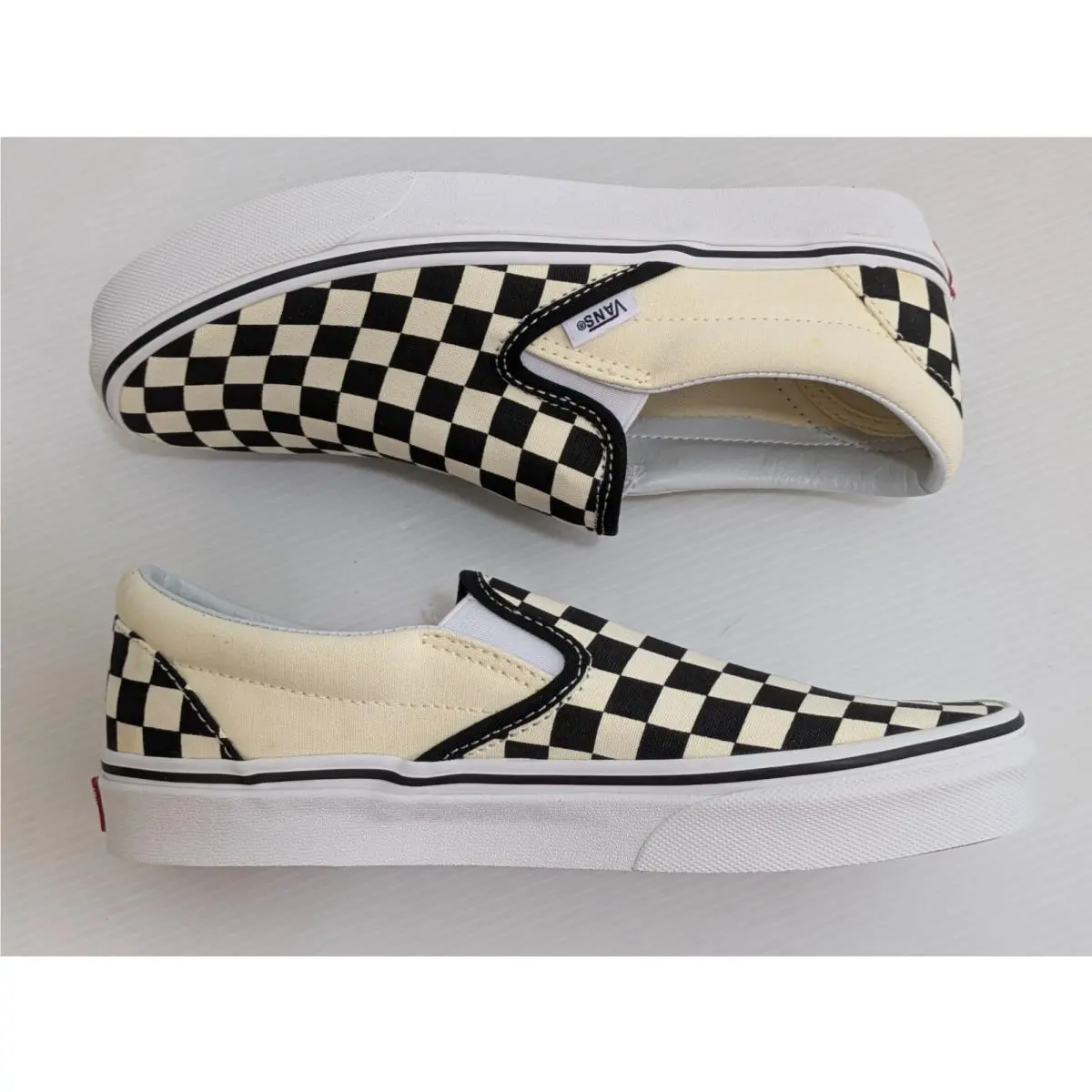 Vans shoes - Checkerboard - Checkerboard - VN000EYEBWW - Black and White 7