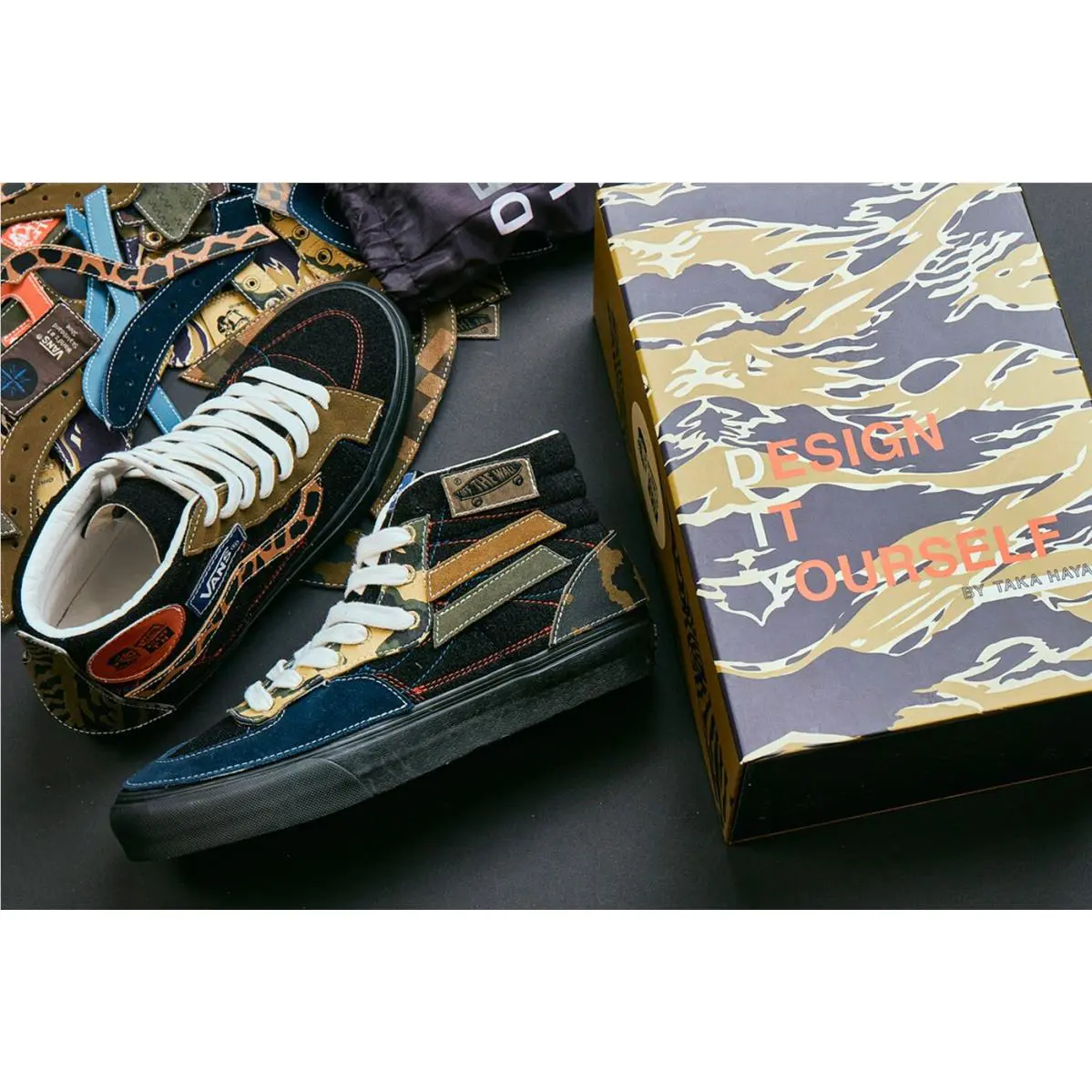 Vans shoes - VANS Sk8-Hi - VN0A4UX52NQ - Black/Multi-Color 5