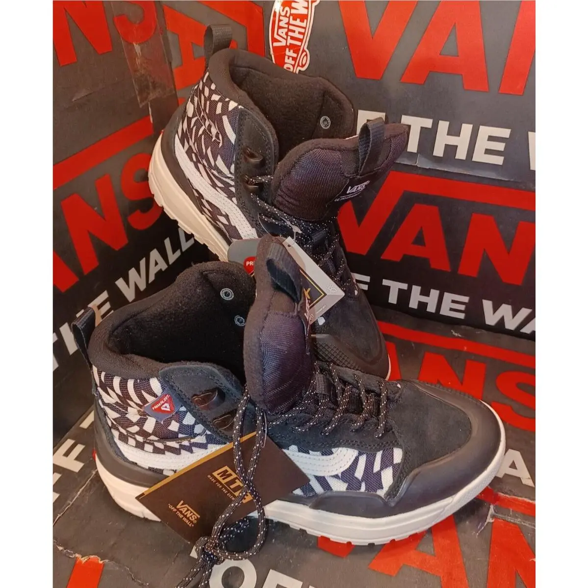 Vans shoes - Vans Ultrarange Exo Mte-2 Warped Check - VN0A5KS66KZ - Black/White 3