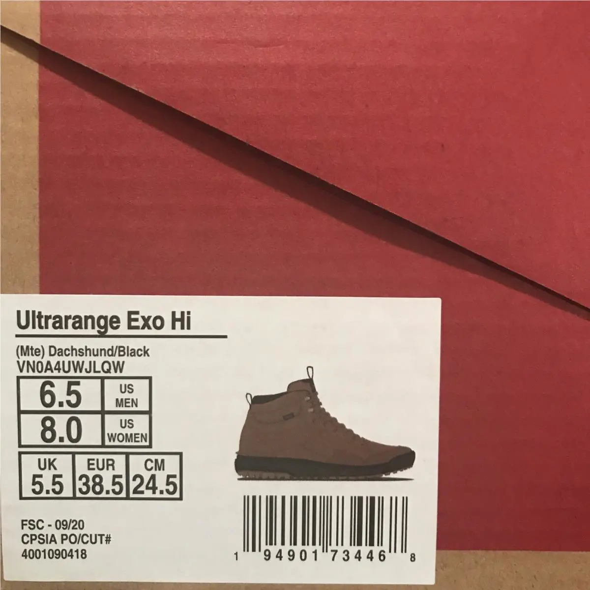 Vans shoes - Vans UltraRange - UltraRange - VN0A4UWJLQW - Dachshund / Black / Gum (UPC: 0194901734468) 6