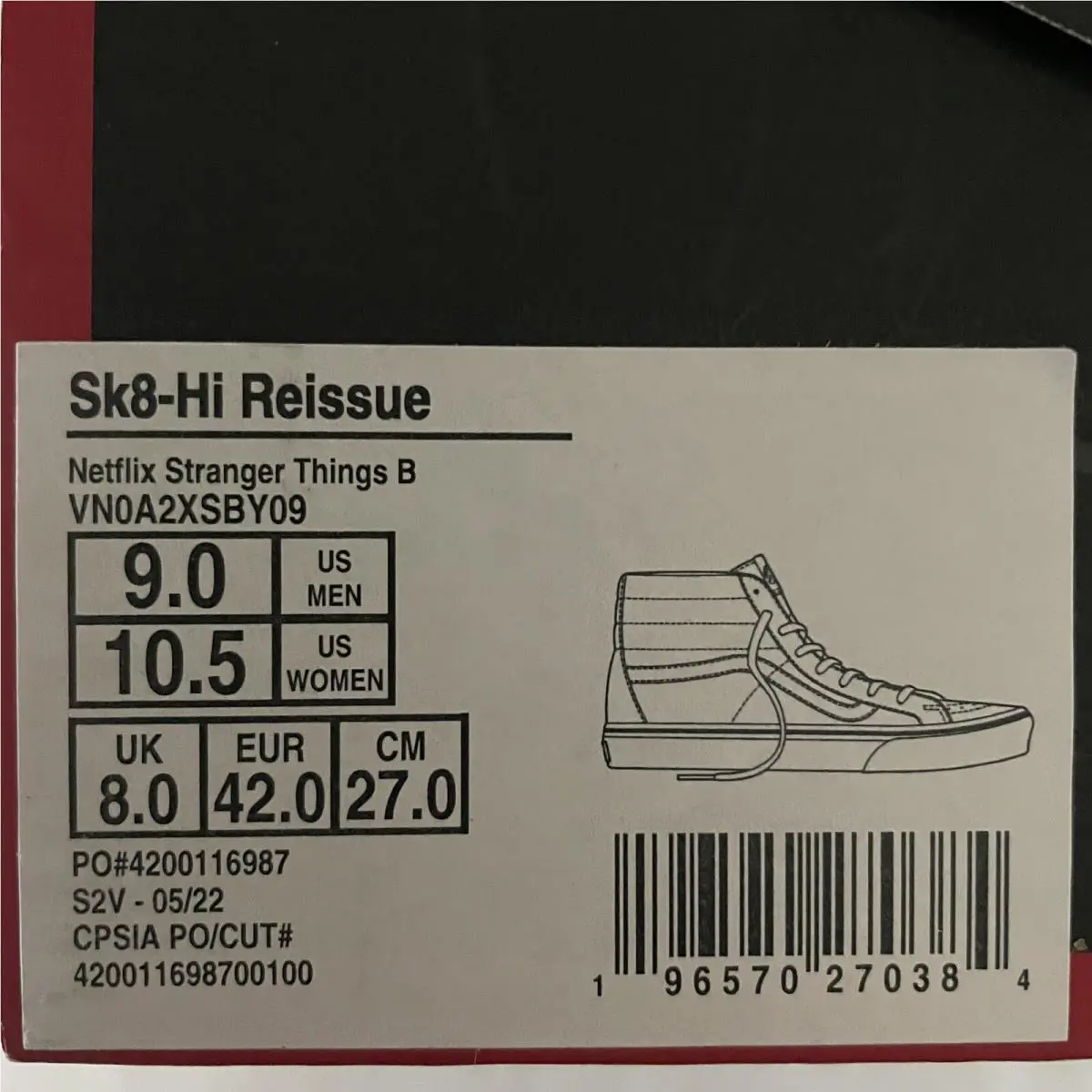 Vans shoes - VANS Sk8-Hi - vn0a2xsby09 - Black 7