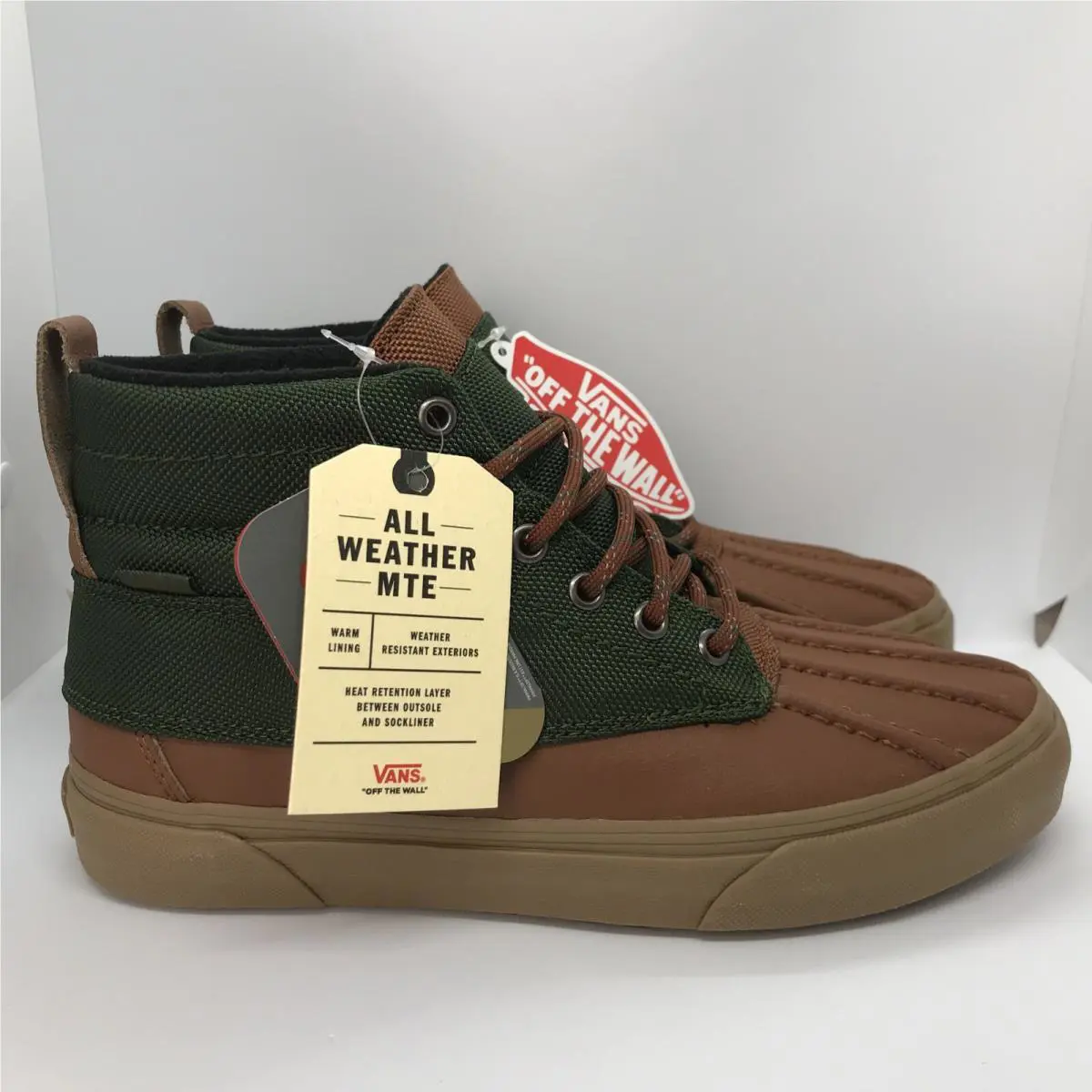 Vans shoes - VANS Sk8-Hi Mte - Mte - VN0A34962UJ - Tortoise Shell Kombu Green / Brown (UPC: 0194902245192) 0