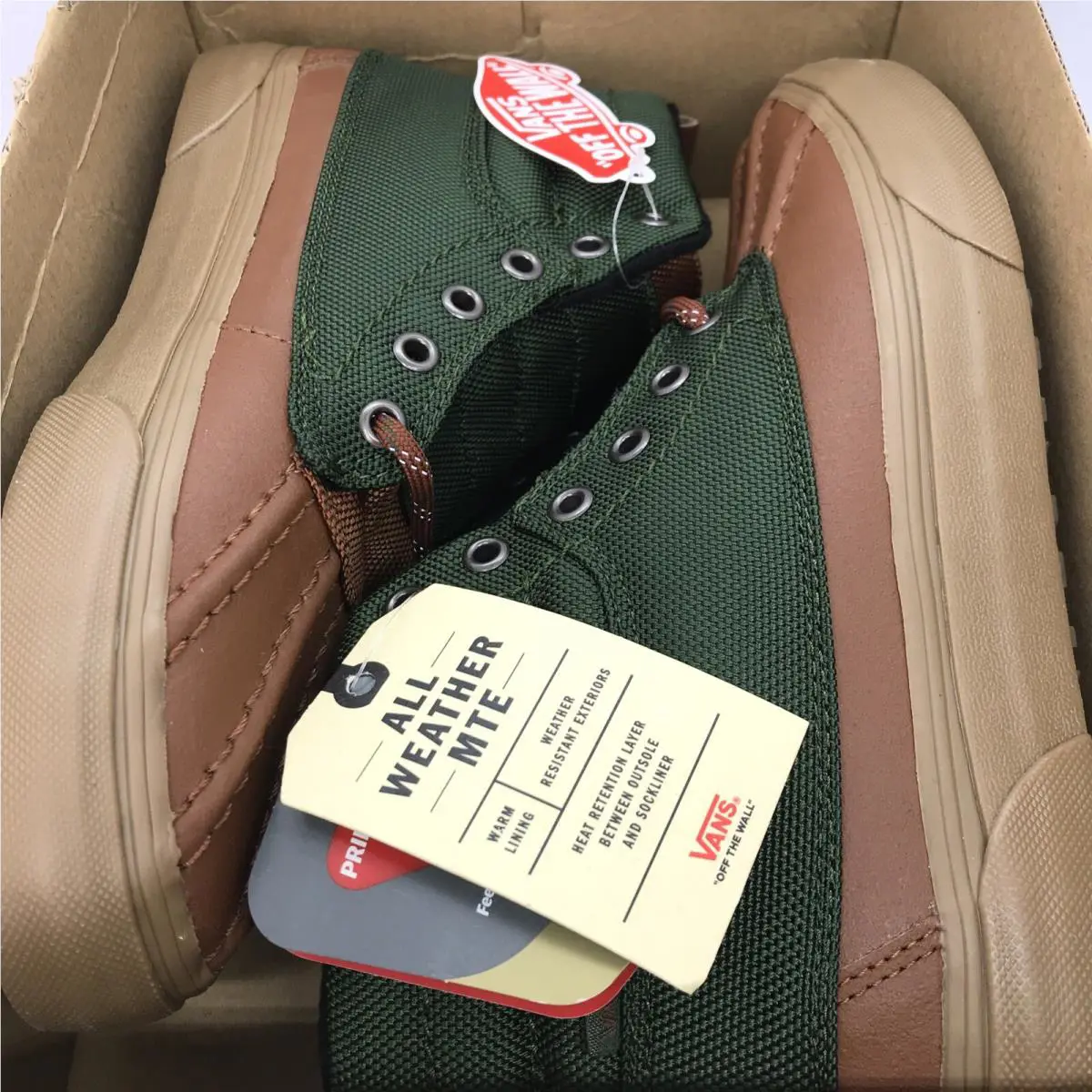Vans shoes - VANS Sk8-Hi Mte - Mte - VN0A34962UJ - Tortoise Shell Kombu Green / Brown (UPC: 0194902245192) 6