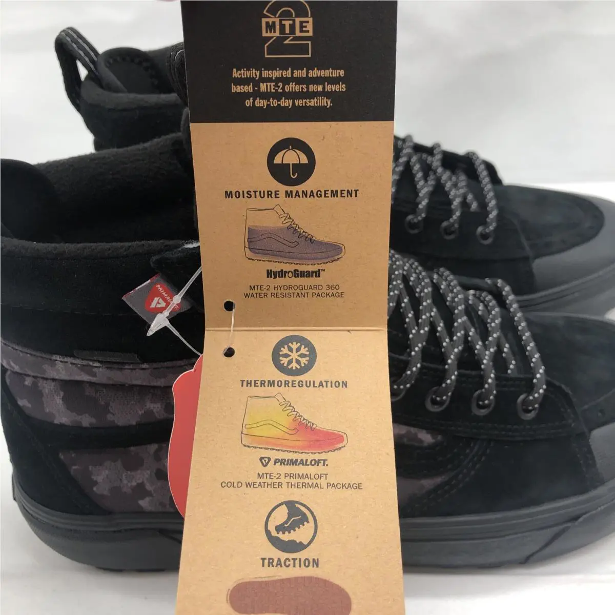 Vans shoes - VANS Sk8 Hi Mte 2 - VN0A5HZZ29B - Black / Gray - Grey, Manufacturer: Black / Camo (UPC: 0196015287403) 6