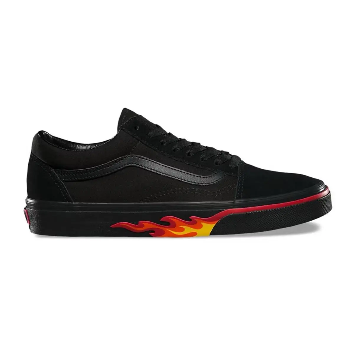 Old Skool Adults` Low-top Trainers 7.5 Men/ 9 Women US Flame Wall by Vans