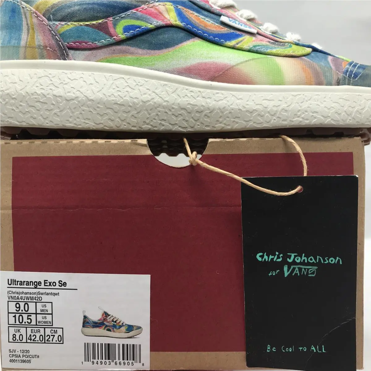 Vans shoes - VANS UltraRange Exo - UltraRange Exo - VN0A4UWM42D - Antique White / Blue / Green / Purple / Pink / Yellow / Orange (UPC: 0194903669058) 4