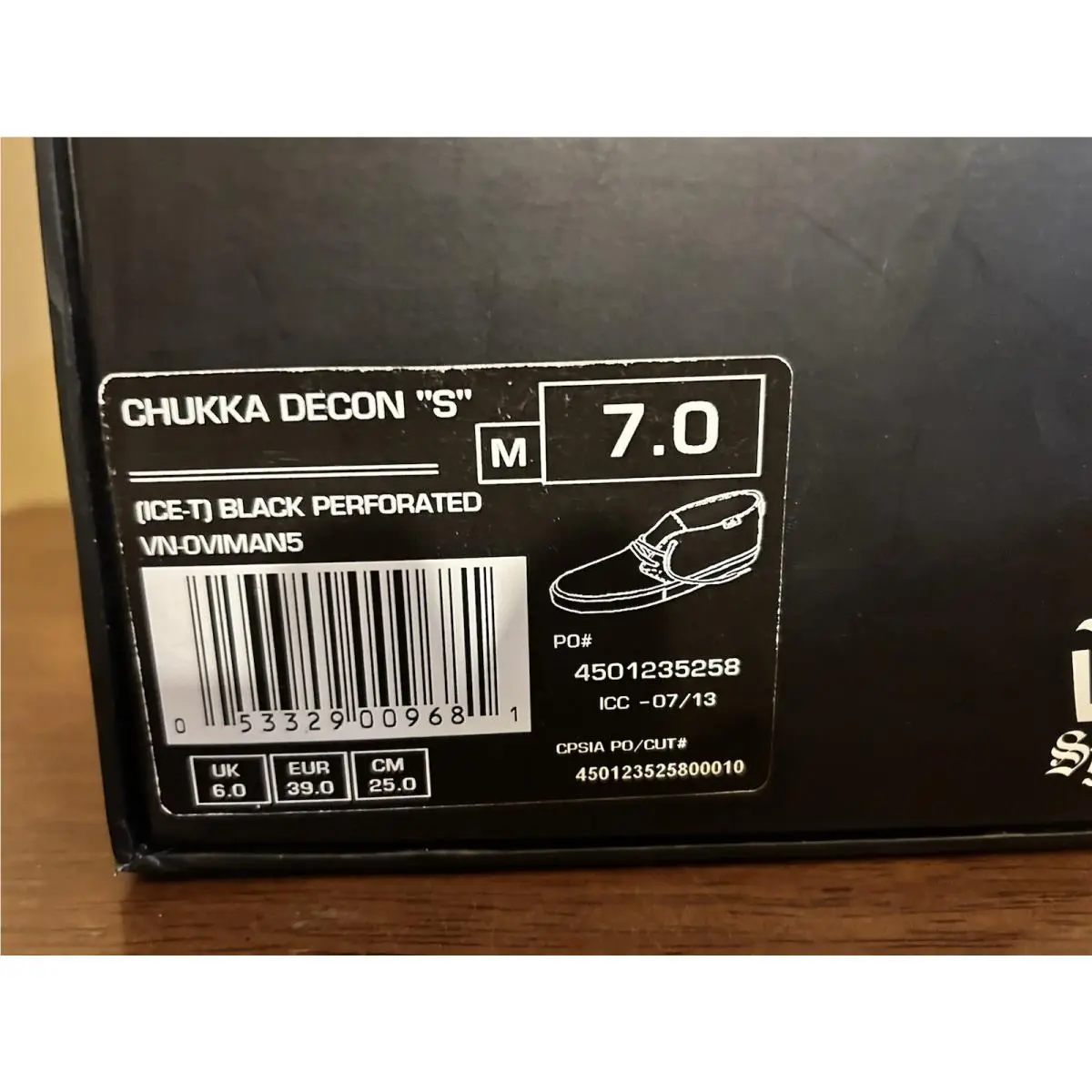 Vans shoes - Vans Chukka Decon S - Chukka Decon - VN-0VIMAN5 - Black 6
