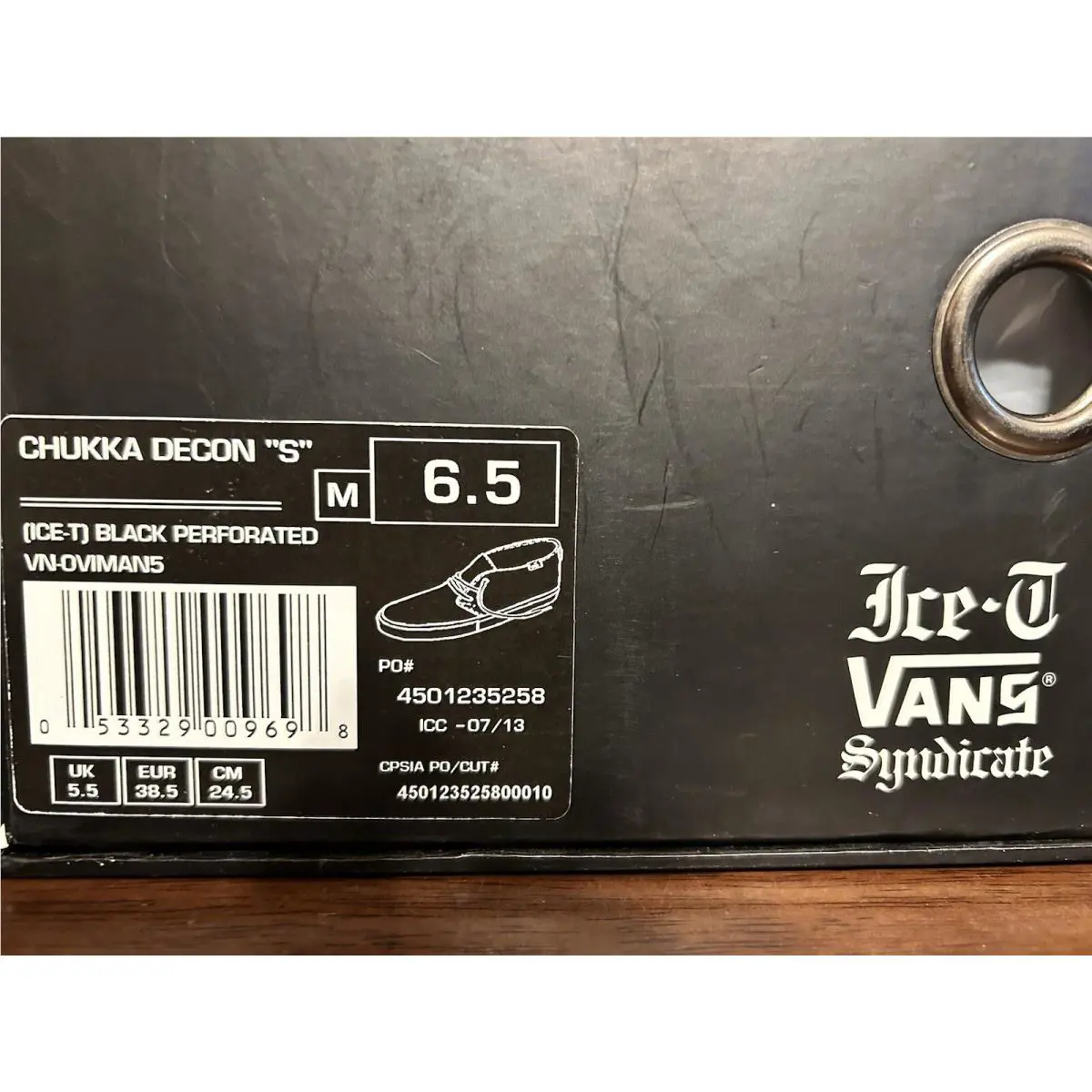 Vans shoes - Vans Chukka Decon S - Chukka Decon - VN-0VIMAN5 - Charcoal Black 0
