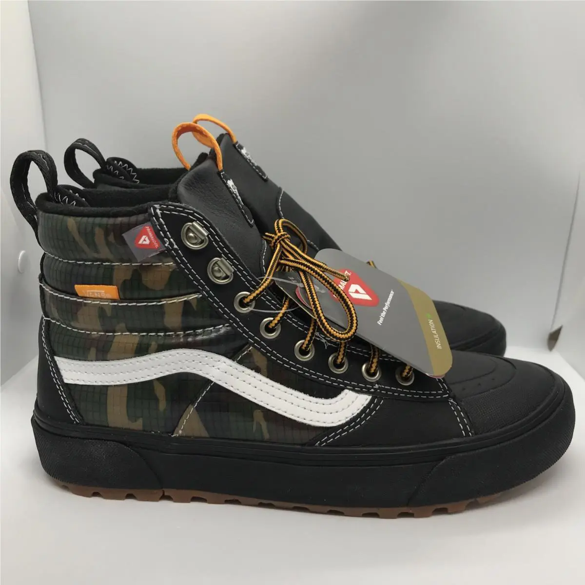 Vans shoes - VANS Sk8-Hi Mte - Mte - VN0A4P3I2TI - Black / Camo / Gum / Orange, Manufacturer: Black / Camo (UPC: 0194902288922) 0