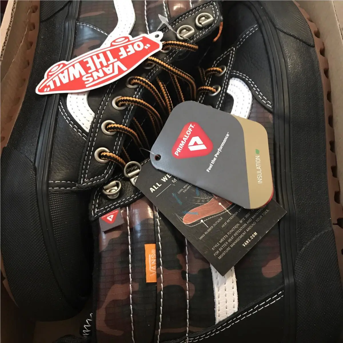 Vans shoes - VANS Sk8-Hi Mte - Mte - VN0A4P3I2TI - Black / Camo / Gum / Orange, Manufacturer: Black / Camo (UPC: 0194902288922) 5