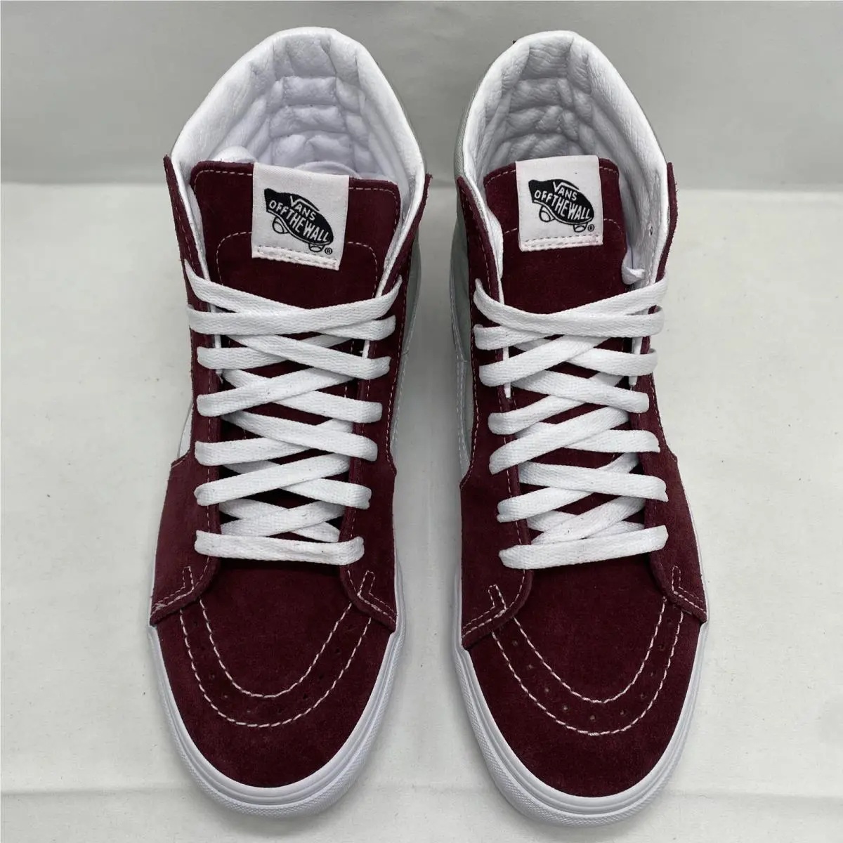 Vans shoes - VANS Sk8 Hi Classic Sport - VN0A32QG4PR - Port Royale Maroon Grey Gray White, Manufacturer: Port Royale Grey Gray (UPC: 0194902684465) 2