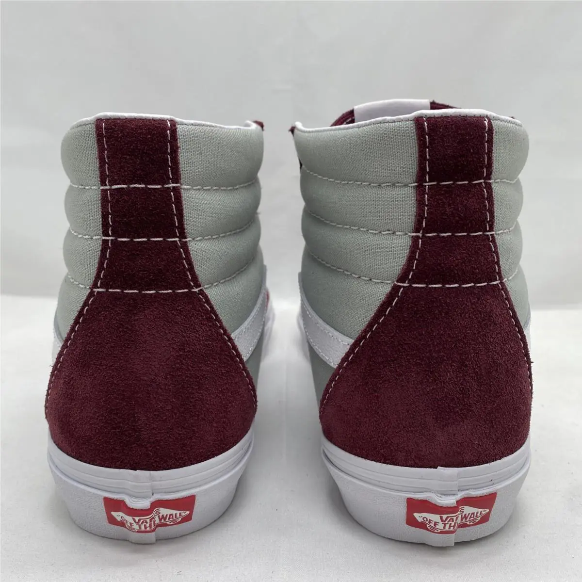 Vans shoes - VANS Sk8 Hi Classic Sport - VN0A32QG4PR - Port Royale Maroon Grey Gray White, Manufacturer: Port Royale Grey Gray (UPC: 0194902684465) 3