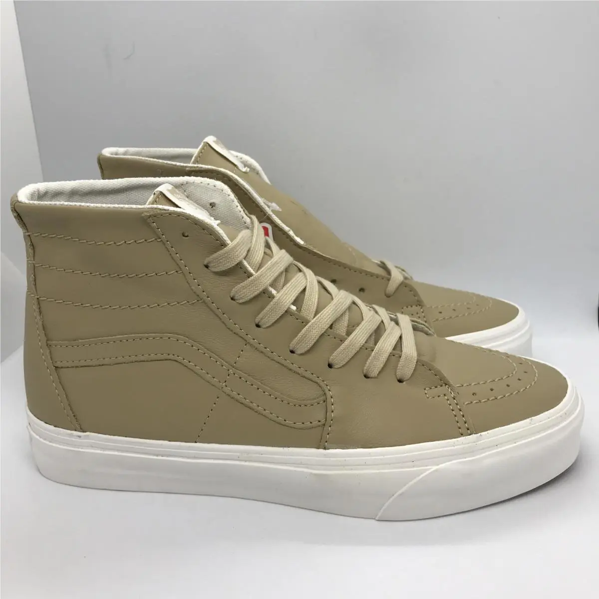 Vans shoes - VANS Sk8 Hi - VN0A4U162V1 - Tan - Khaki / Snow White (UPC: 0194903208356) 0