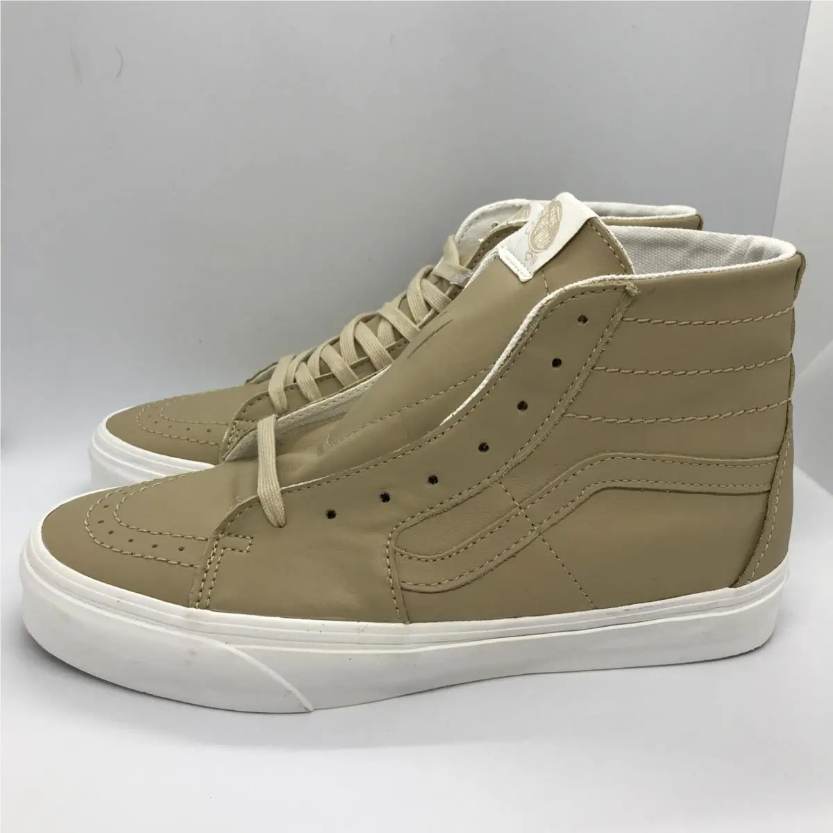 Vans shoes - VANS Sk8 Hi - VN0A4U162V1 - Tan - Khaki / Snow White (UPC: 0194903208356) 1