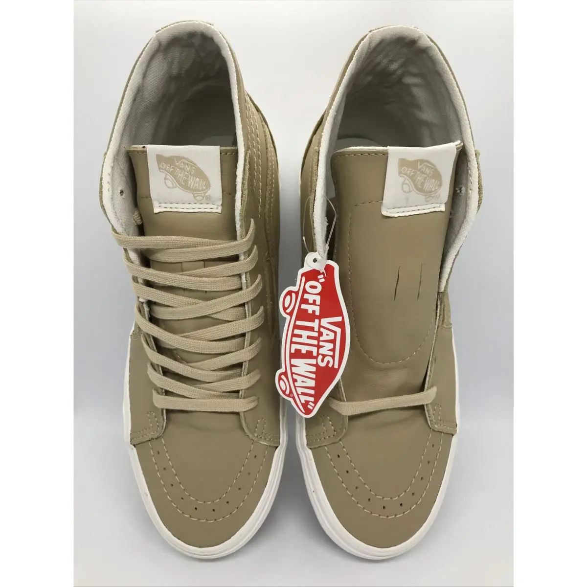Vans shoes - VANS Sk8 Hi - VN0A4U162V1 - Tan - Khaki / Snow White (UPC: 0194903208356) 2