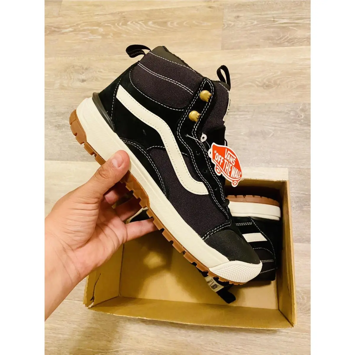 Vans shoes - Vans UltraRange - UltraRange - VN0A4UWJDW5 - Black-White-Gum (UPC: 192827742635) 8