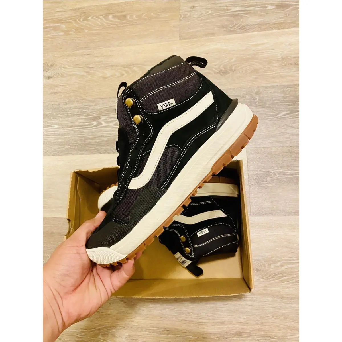 Vans shoes - Vans UltraRange - UltraRange - VN0A4UWJDW5 - Black-White-Gum (UPC: 192827742635) 3