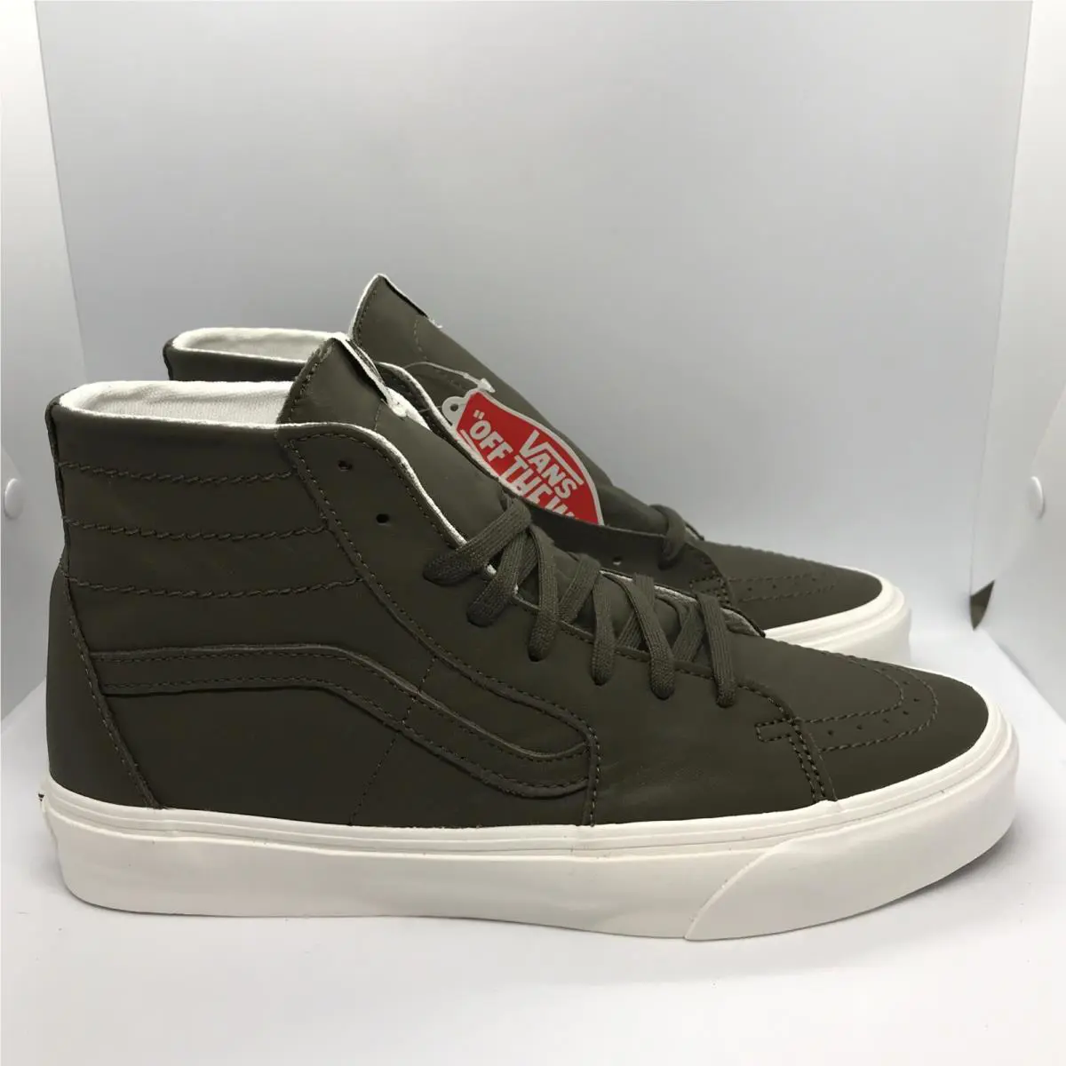 Vans shoes - VANS Sk8 Hi - VN0A4U162V0 - Green / True White (UPC: 0194903207441) 0