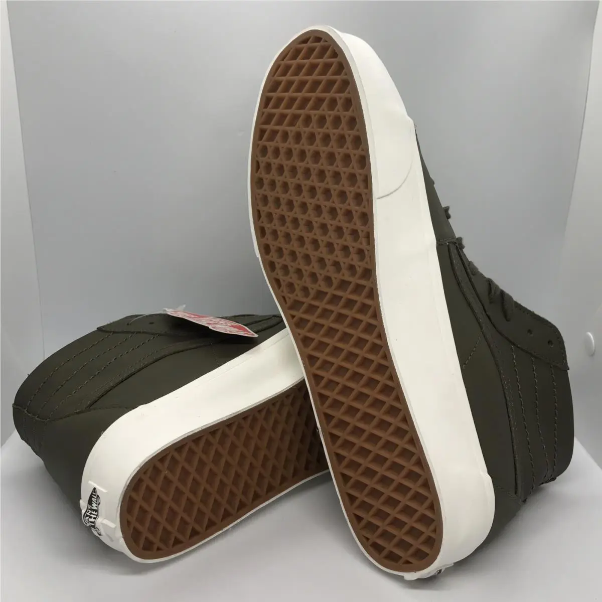 Vans shoes - VANS Sk8 Hi - VN0A4U162V0 - Green / True White (UPC: 0194903207441) 3