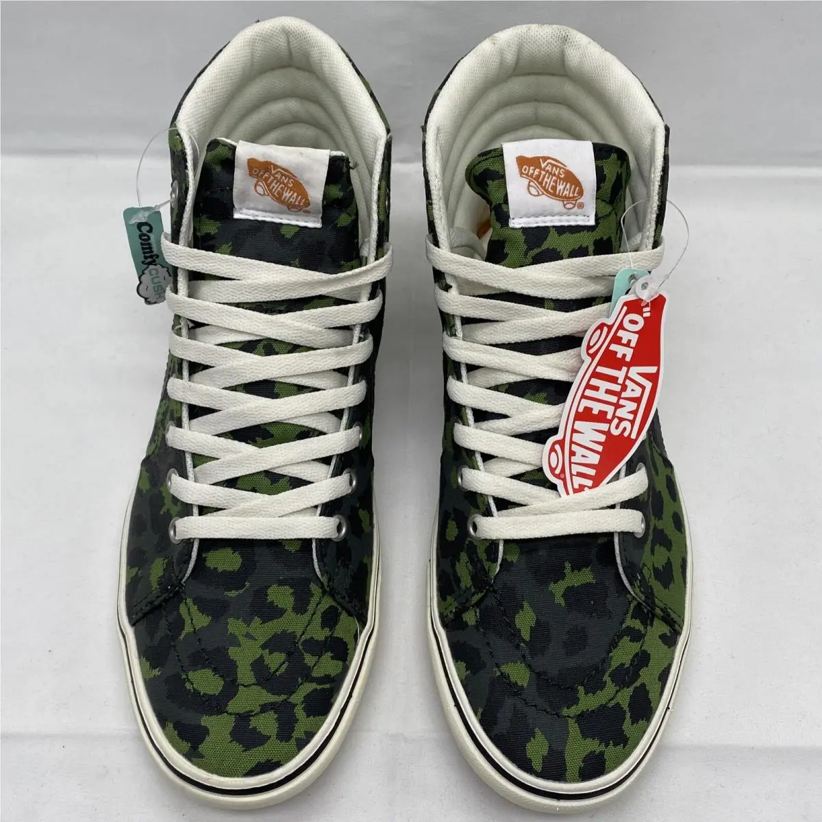Vans shoes - Vans Sk8 Hi - VN0A3WMB9L9 - Green White Black Cactus Scarab (UPC: 0195438385499) 2