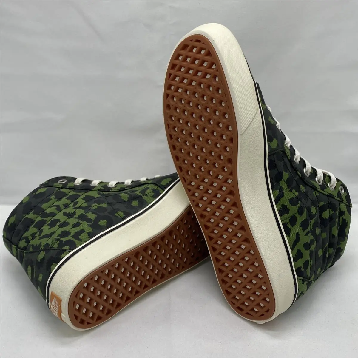 Vans shoes - Vans Sk8 Hi - VN0A3WMB9L9 - Green White Black Cactus Scarab (UPC: 0195438385499) 3
