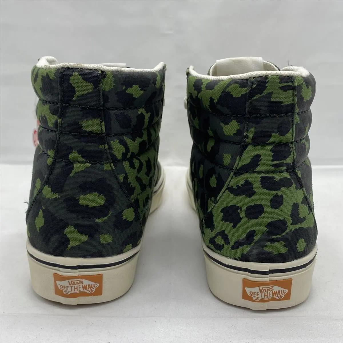 Vans shoes - Vans Sk8 Hi - VN0A3WMB9L9 - Green White Black Cactus Scarab (UPC: 0195438385499) 4