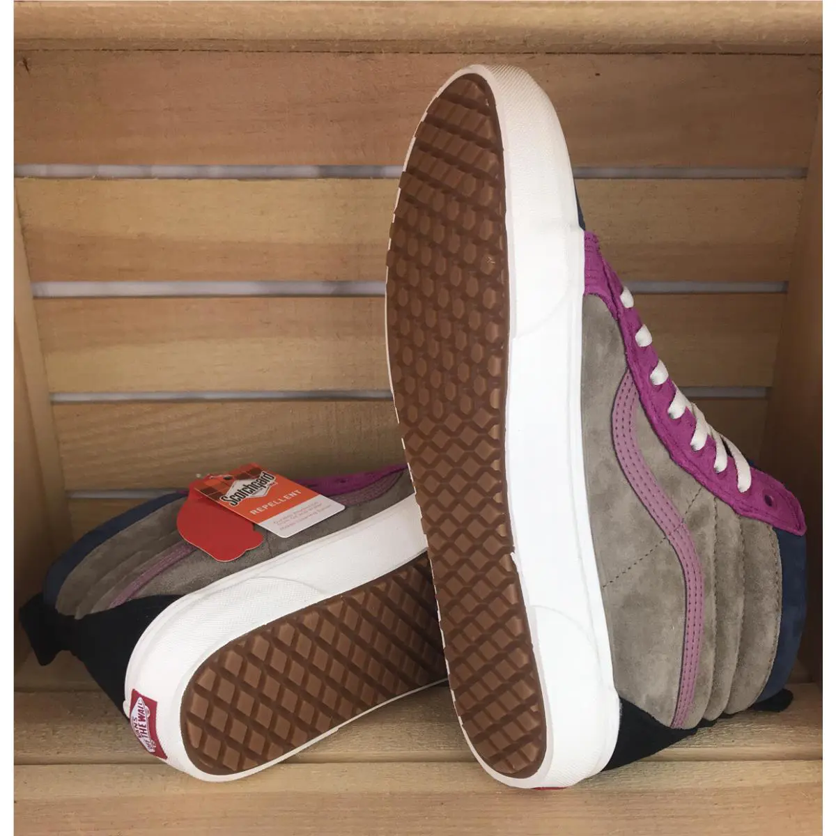 Vans shoes - VANS Sk8-Hi Mte - Mte - VN0A4BV7TIM - Gibralter Sea Portabella Khaki Tan Blue Black Pink White, Manufacturer: GIBRALTAR Portabella (UPC: 0679894214857) 3