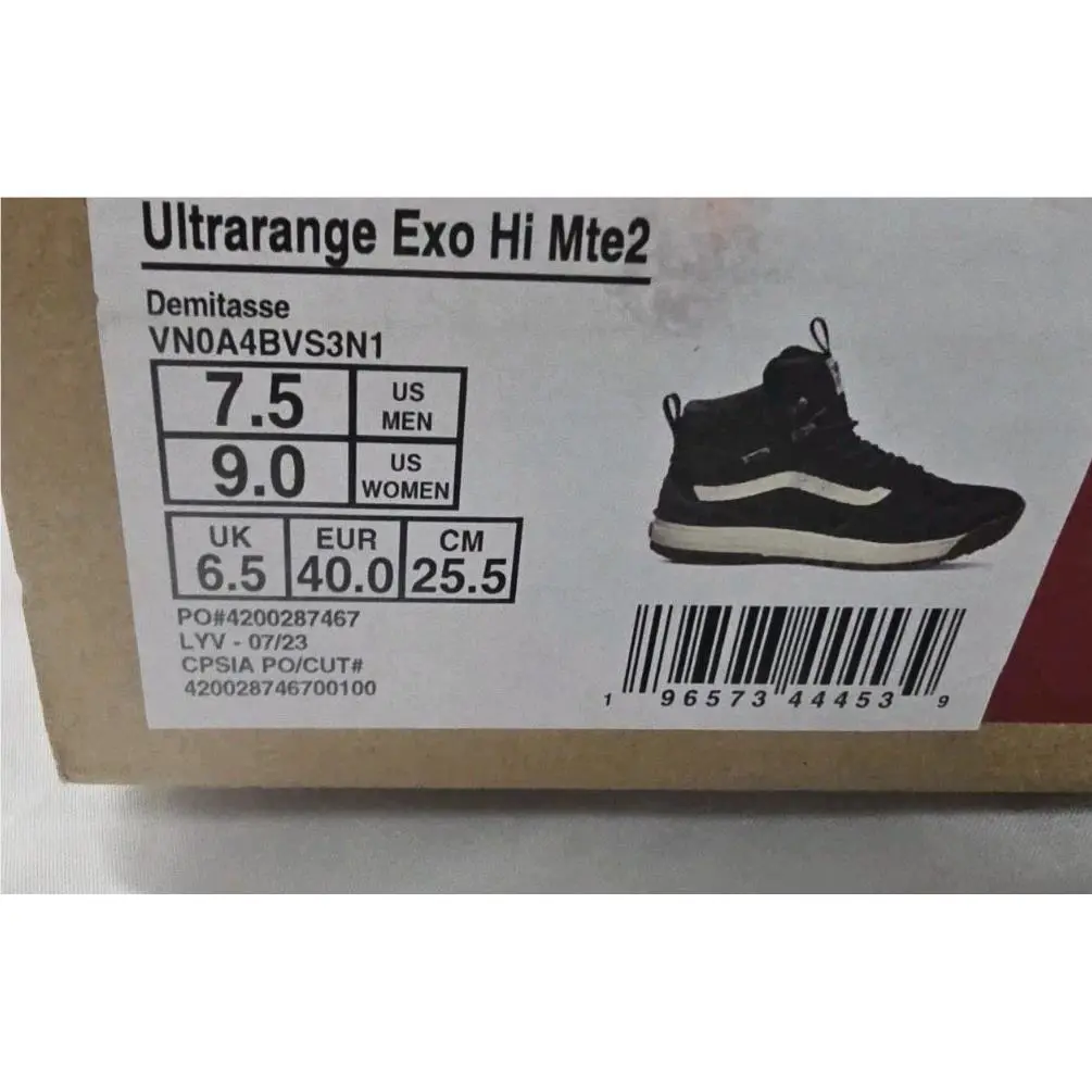 Vans shoes - VANS UltraRange Exo Hi MTE-2 - VN0A4BVS3N1 - Brown 7
