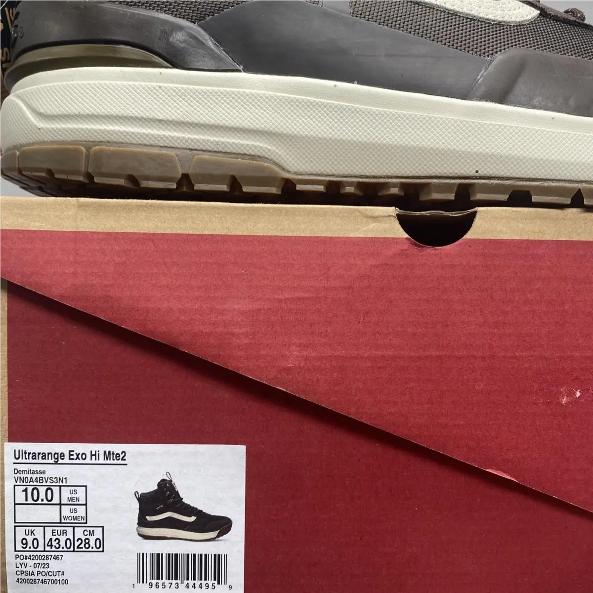 Vans shoes - VANS Untrarange EXO Hi MTE-2 - VN0A4BVS3N1 - Demitasse Brown White Gum (UPC: 0196573444959) 8