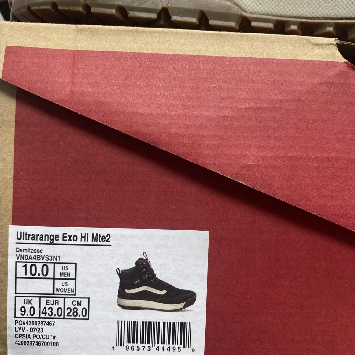 Vans shoes - VANS Untrarange EXO Hi MTE-2 - VN0A4BVS3N1 - Demitasse Brown White Gum (UPC: 0196573444959) 9
