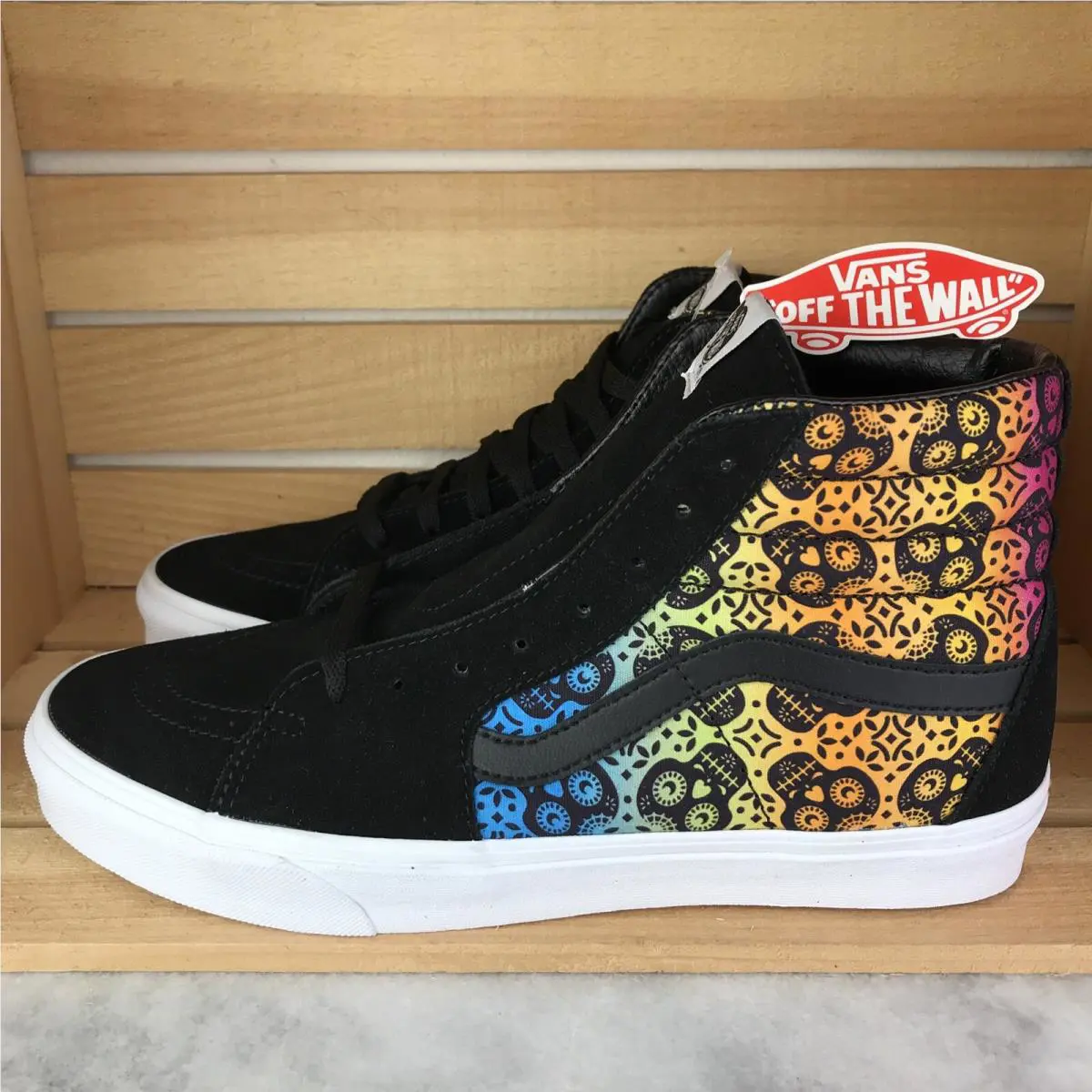 Vans shoes - VANS Sk8 Hi - VN0A4U3C5BB - Black / White, Colorful - Blue / Green / Yellow / Orange / Red (UPC: 0194905465832) 1