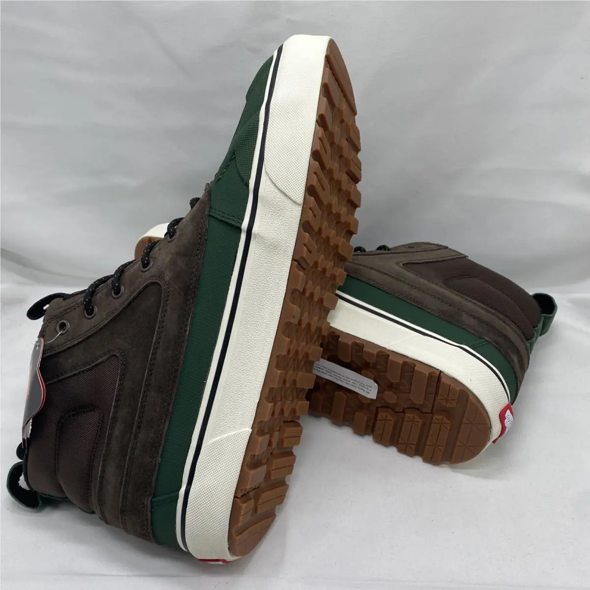Vans shoes - VANS Sk8-Hi Mte - Mte - VN0A5JMNBGS - Brown Green White Black (UPC: 0196244812742) 4
