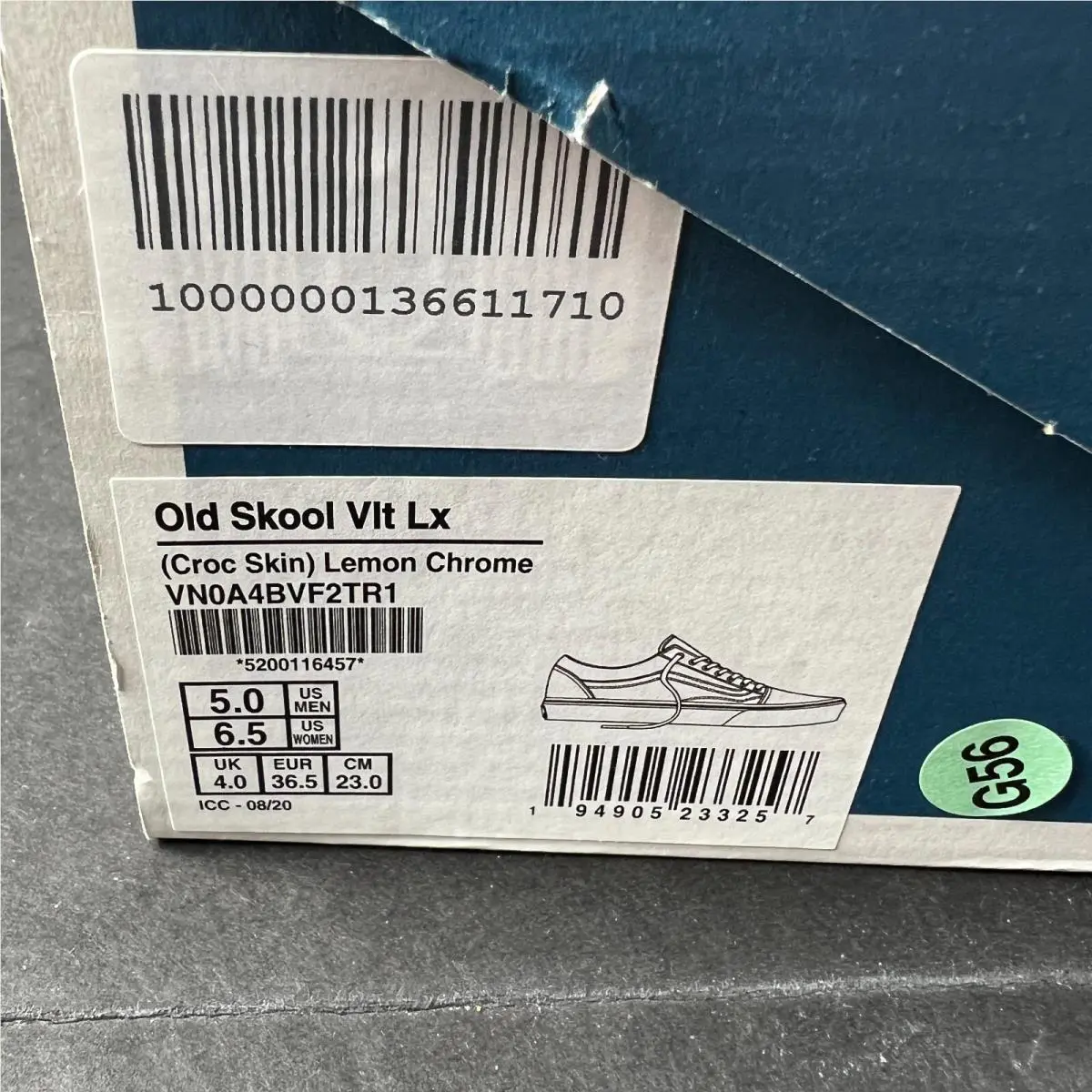Vans shoes - VANS Old Skool - Old Skool - VN0A4BVF2TR1 - Yellow, Manufacturer: Lemon Chrome (UPC: 194905233271) 8
