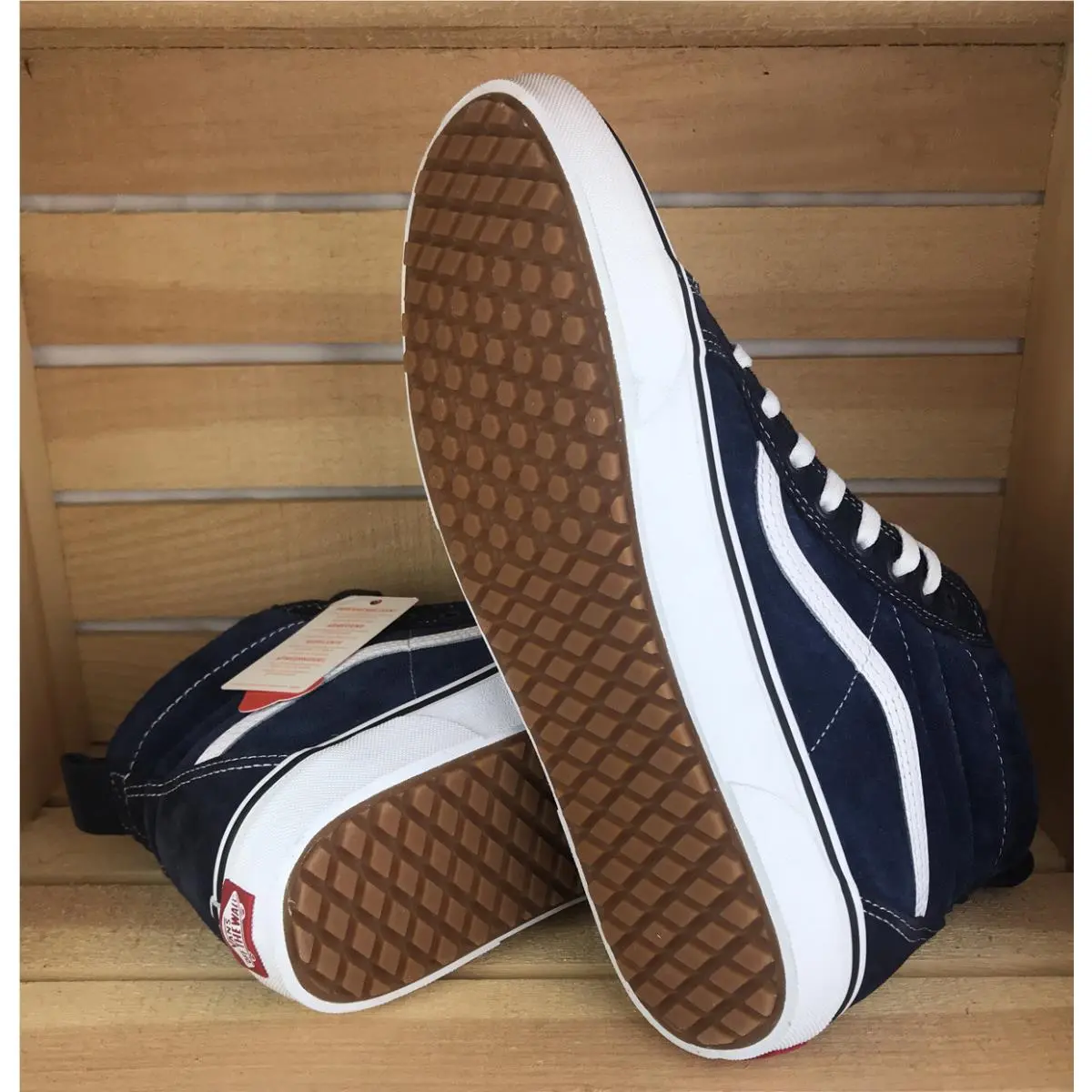 Vans shoes - VANS Sk8-Hi Mte - Mte - VN0A4BV7UQE1 - Navy Blue / True White, Manufacturer: Navy / True White (UPC: 0193395015091) 4